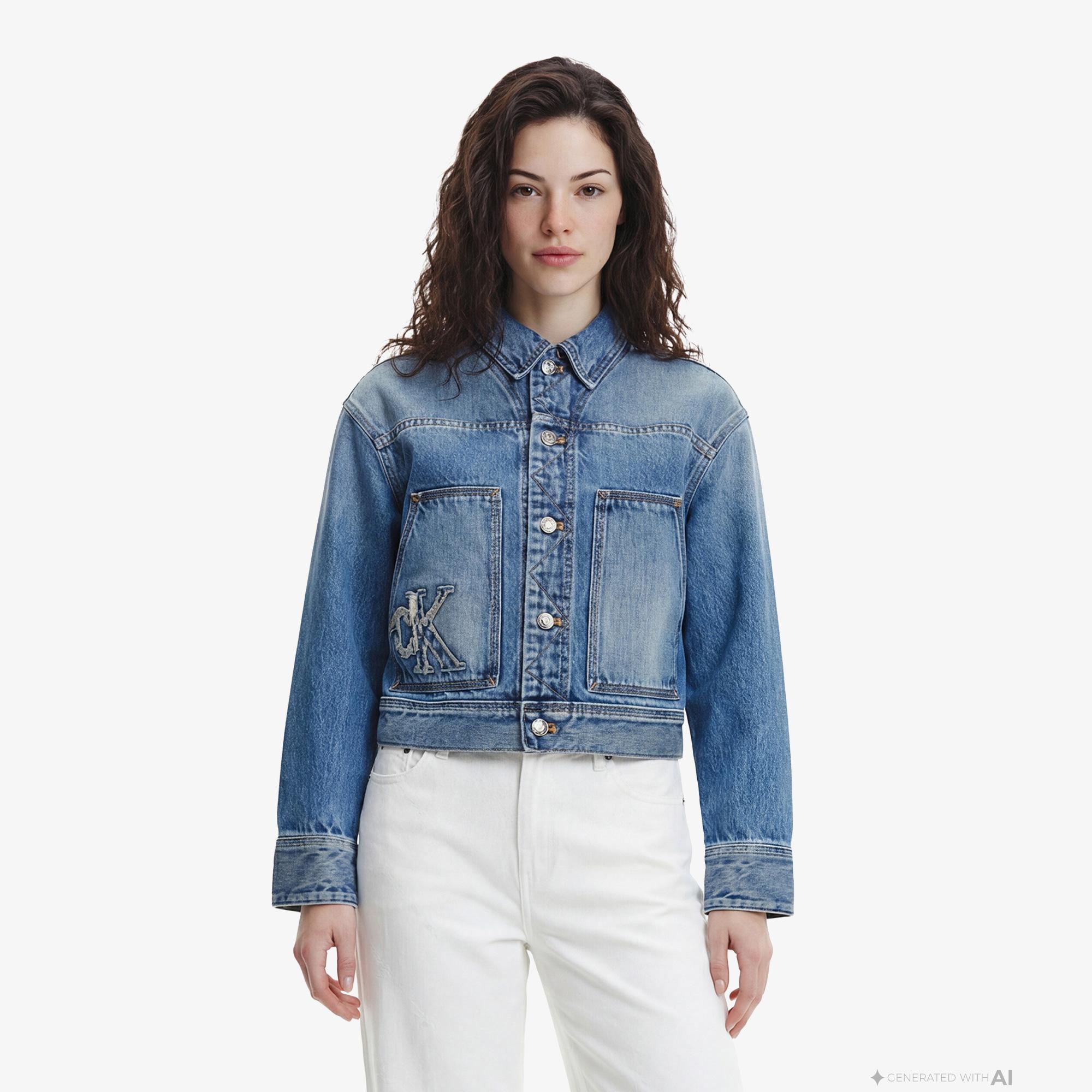 Calvin Klein Workwear Kadın Mavi Ceket