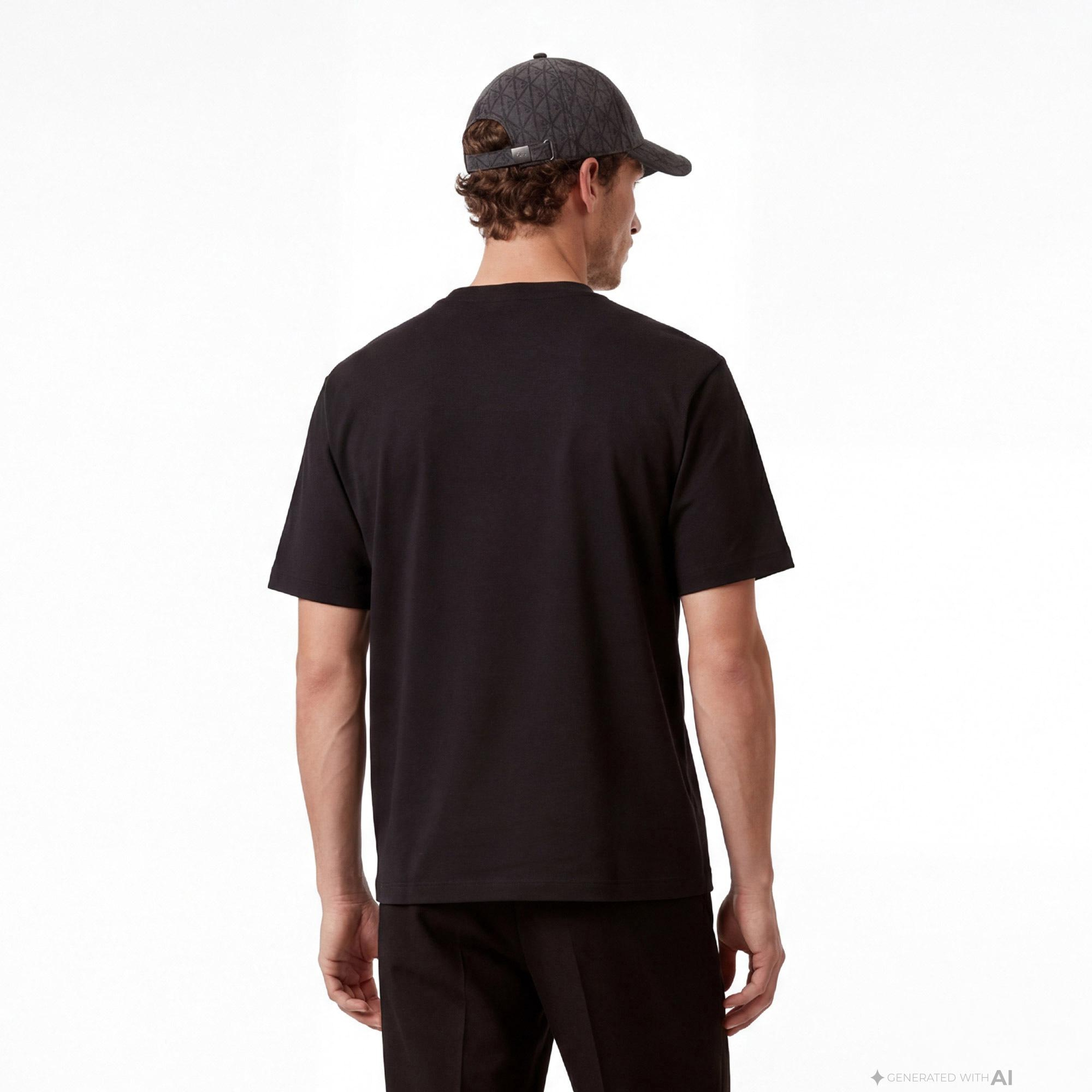 Calvin Klein Relaxed Fit Graphic Erkek Siyah T-Shirt