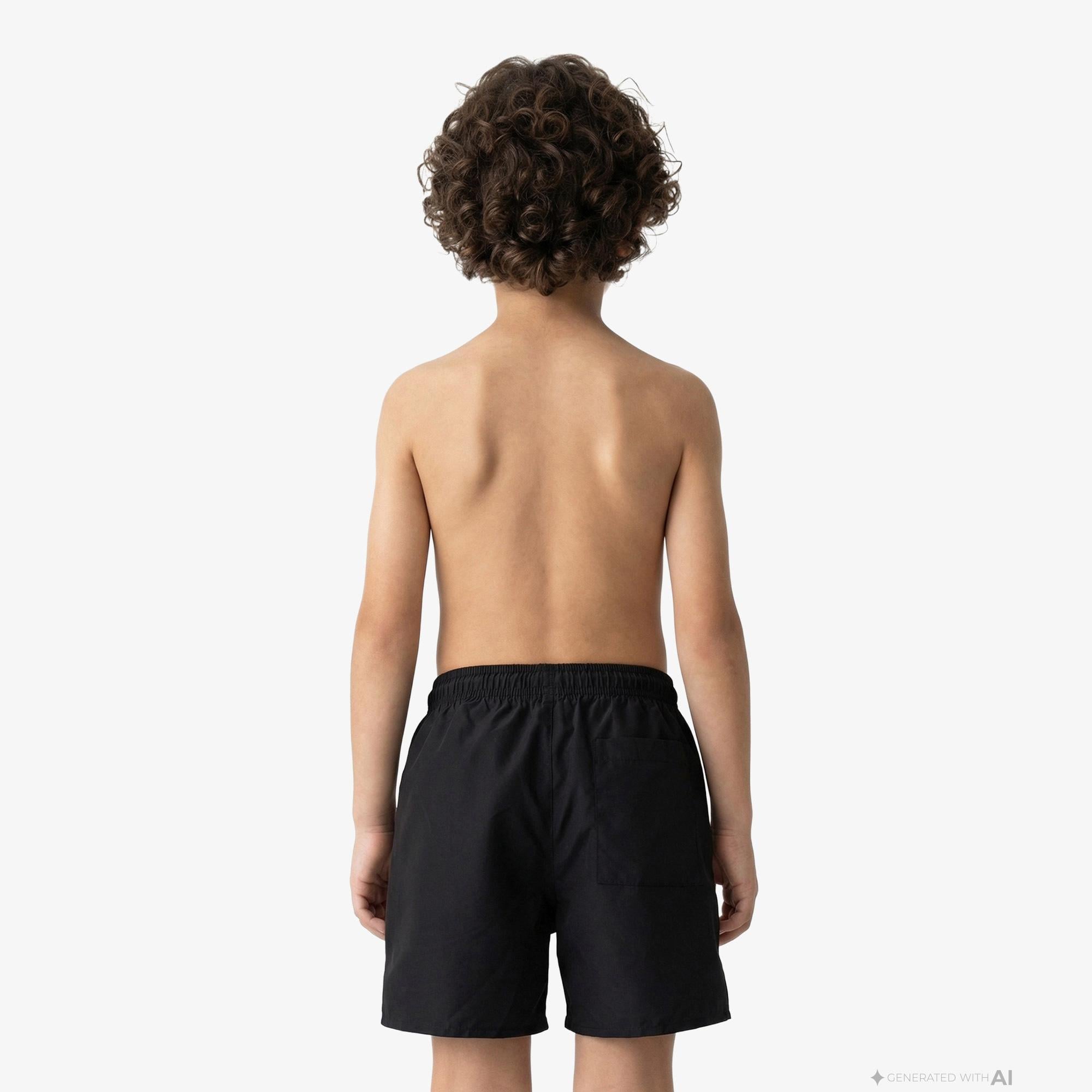 Calvin Klein Medium Drawstring Çocuk Siyah Deniz Şortu