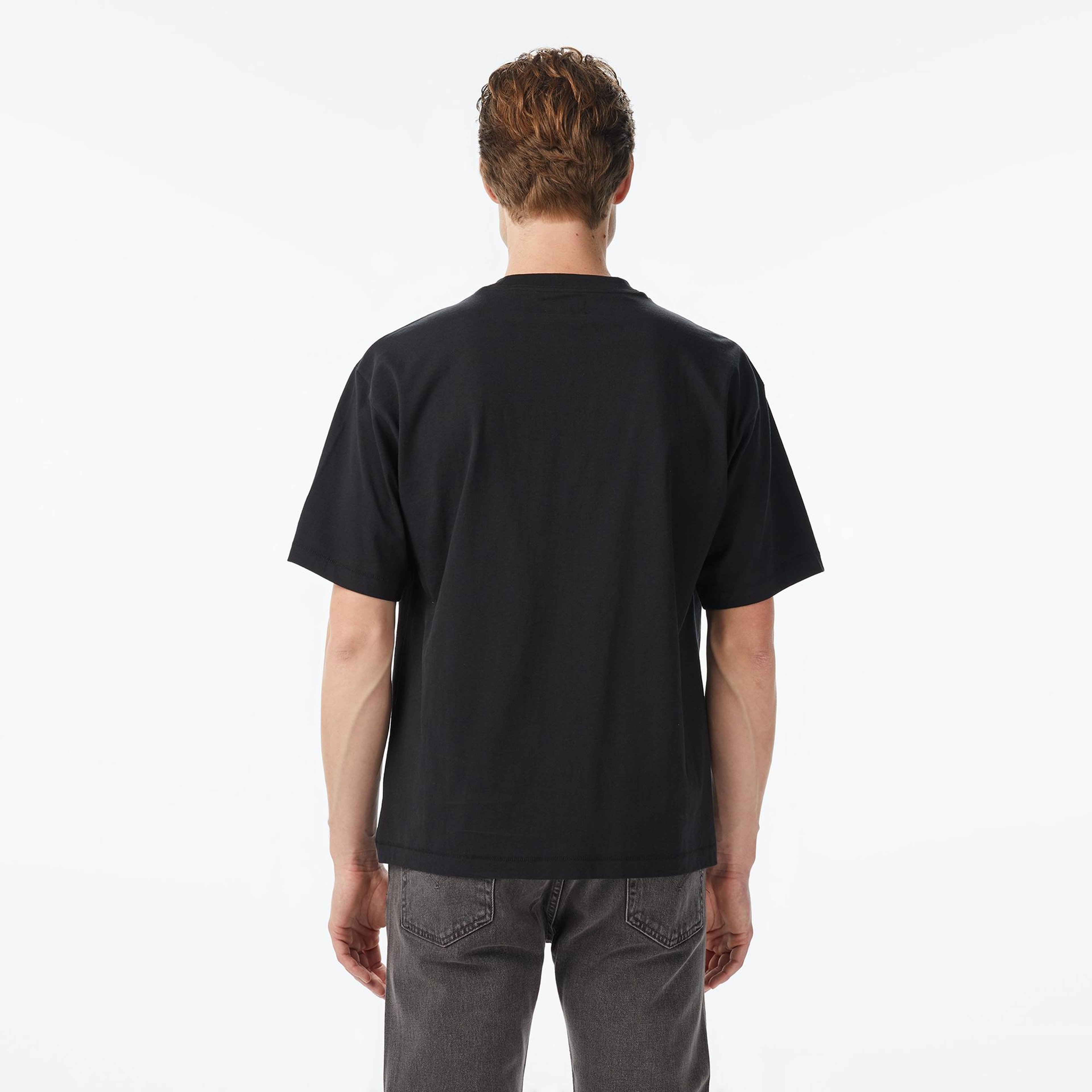 Market Folk Fitted Bear Erkek Gri T-Shirt