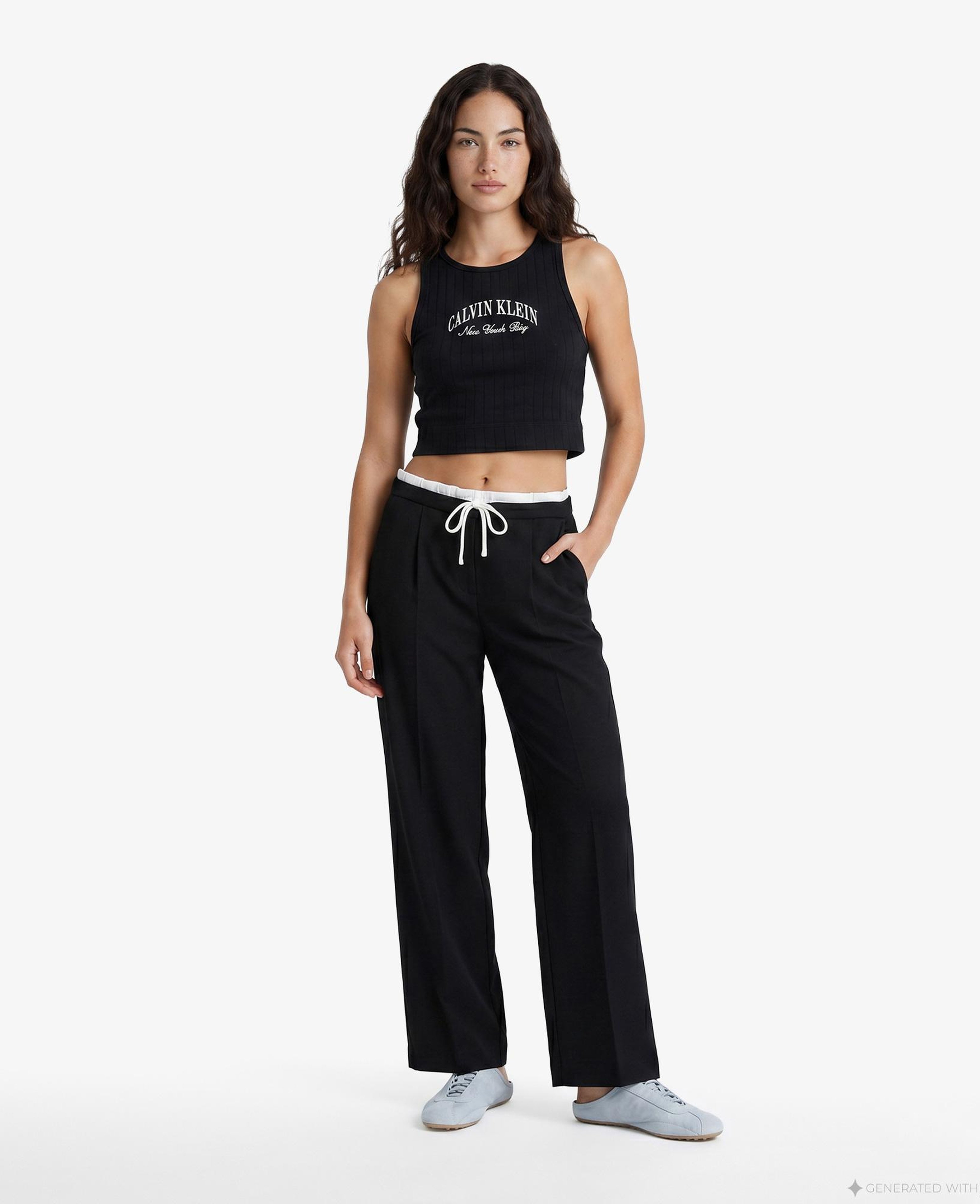 Calvin Klein Unlined Kadın Siyah Spor Sütyeni