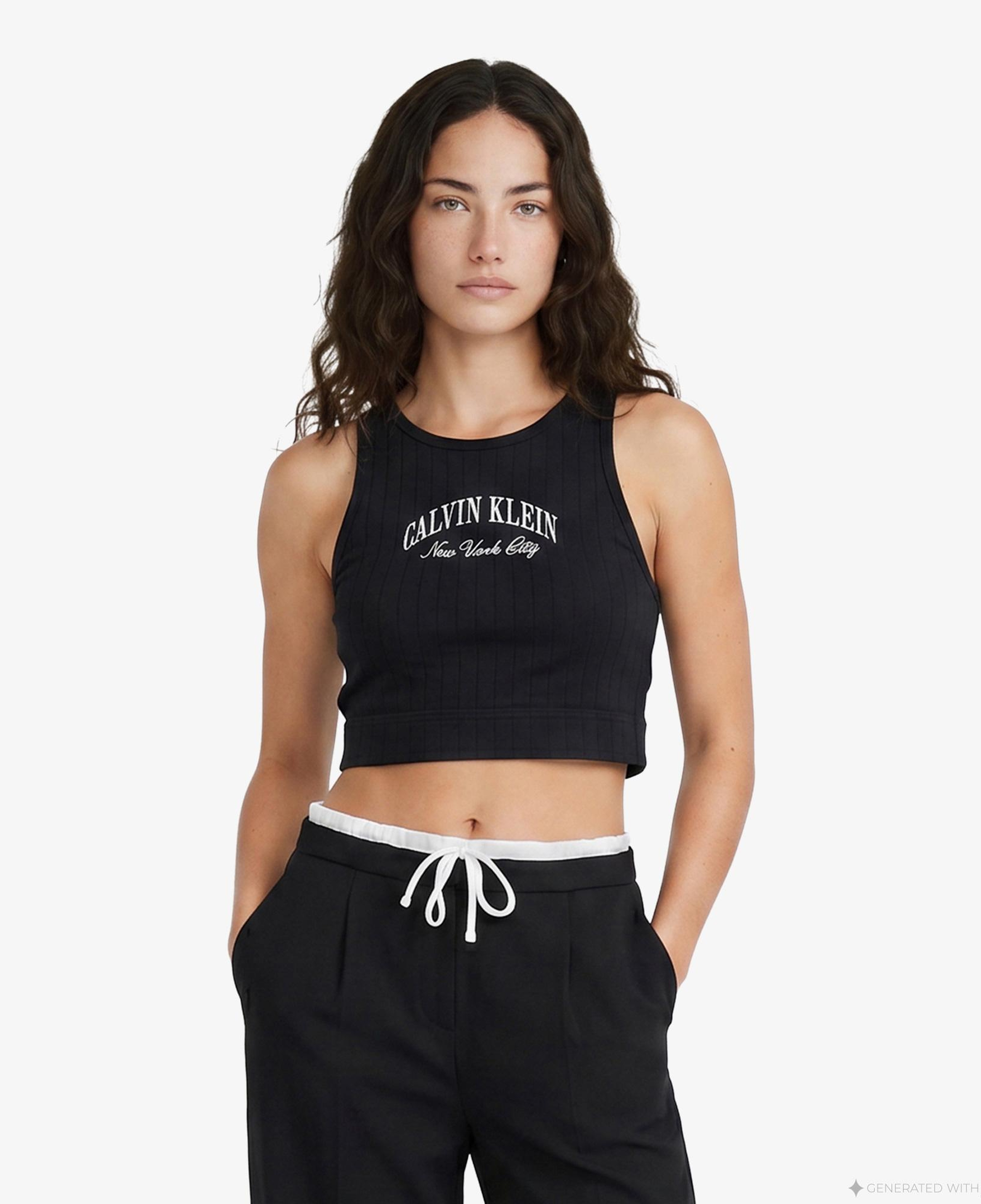 Calvin Klein Unlined Kadın Siyah Spor Sütyeni