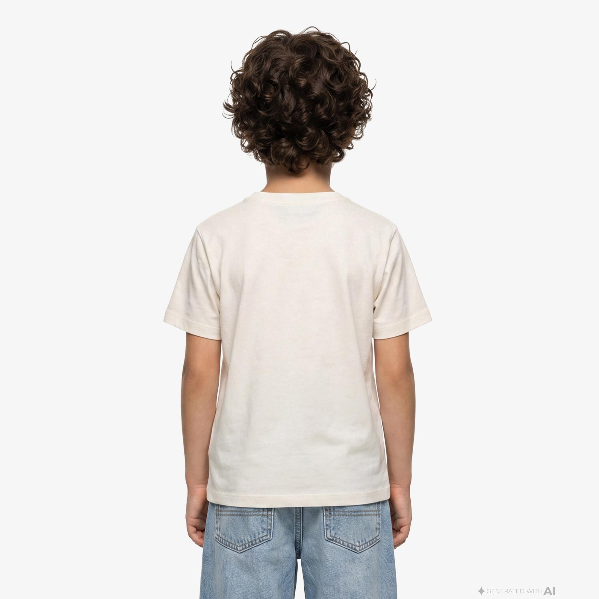 Calvin Klein Chest Logo Çocuk Sarı T-Shirt