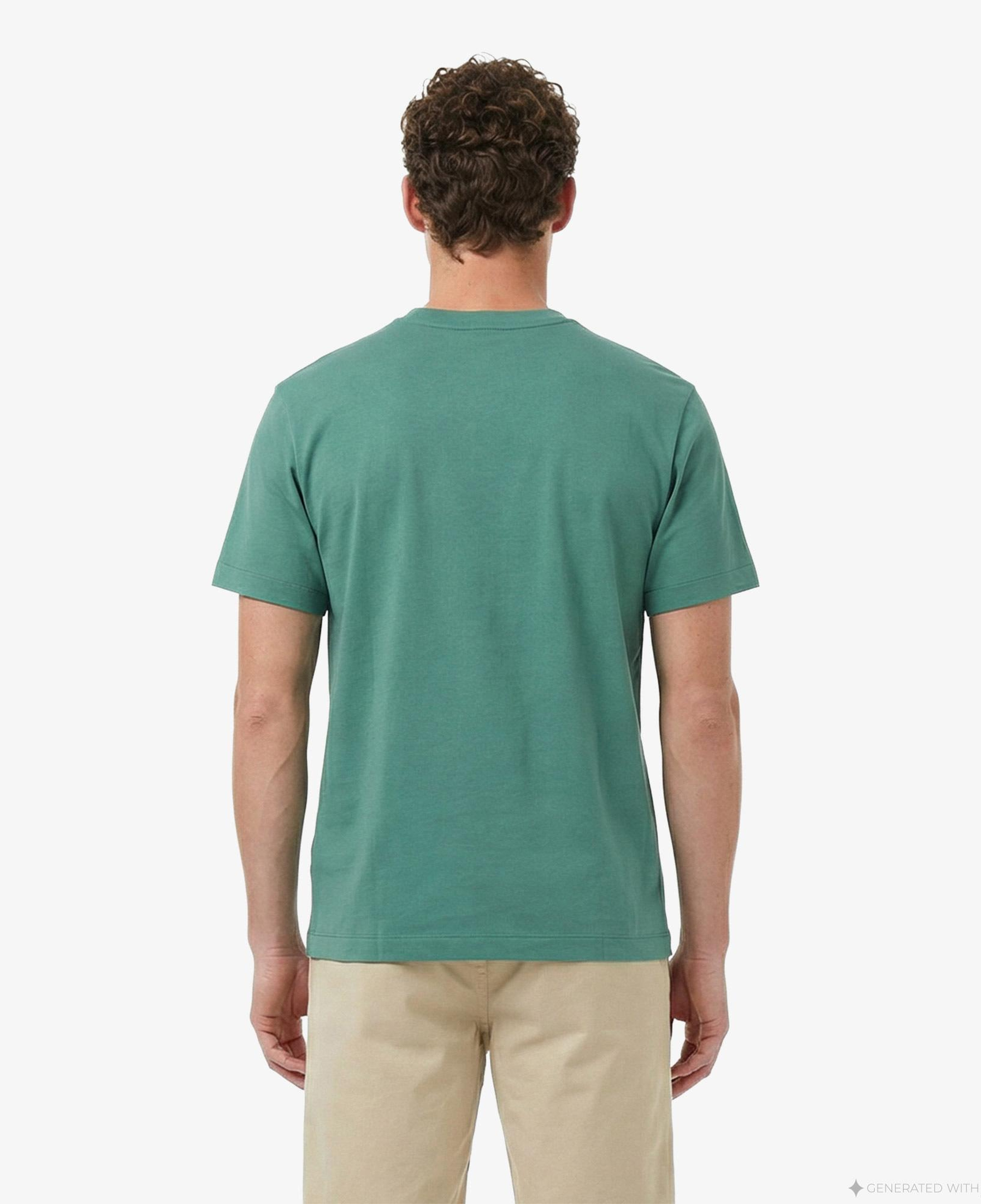 Calvin Klein Easy Monogram Erkek Yeşil T-Shirt