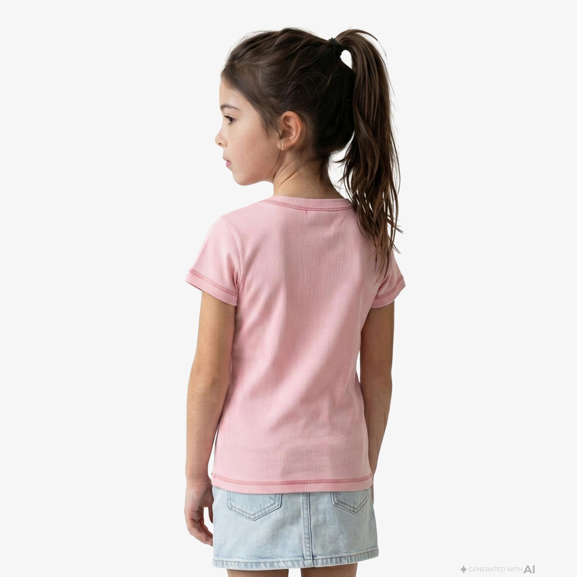 Calvin Klein Monologo Baby Çocuk Pembe T-Shirt