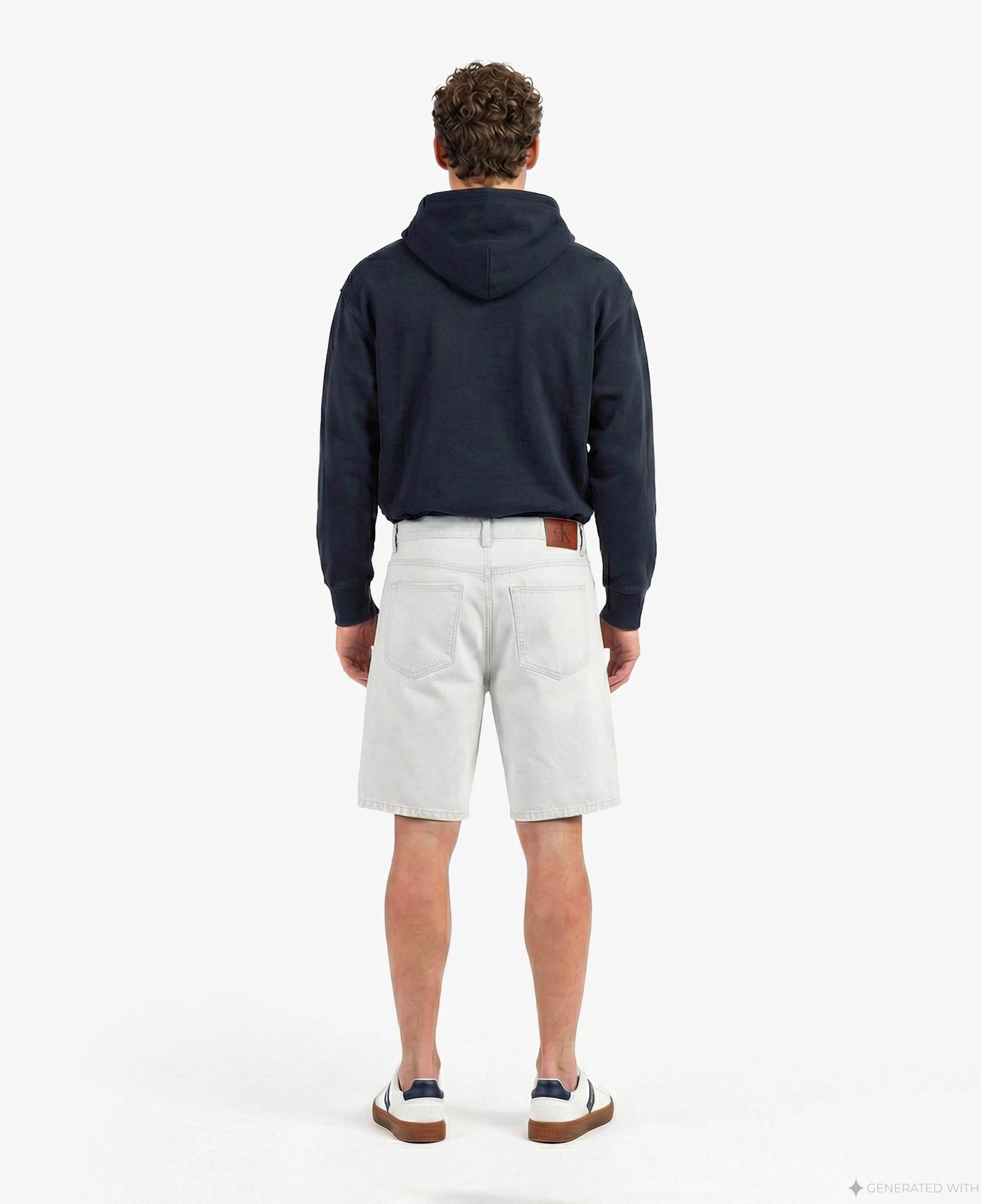 Calvin Klein 90S Bleachout 205 Erkek Mavi Şort