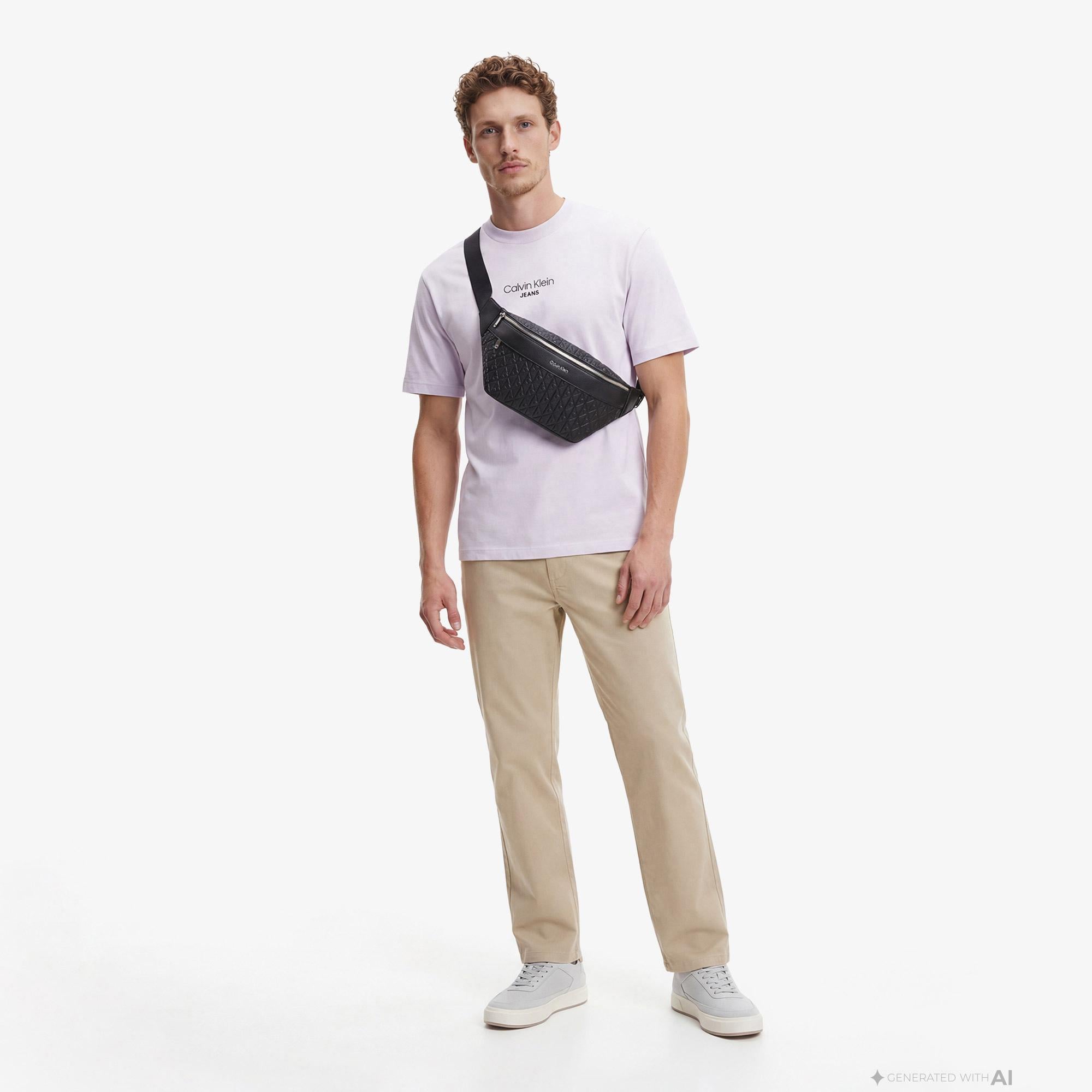Calvin Klein 90S Straight Twill Comfort Erkek Kahverengi Pantolon