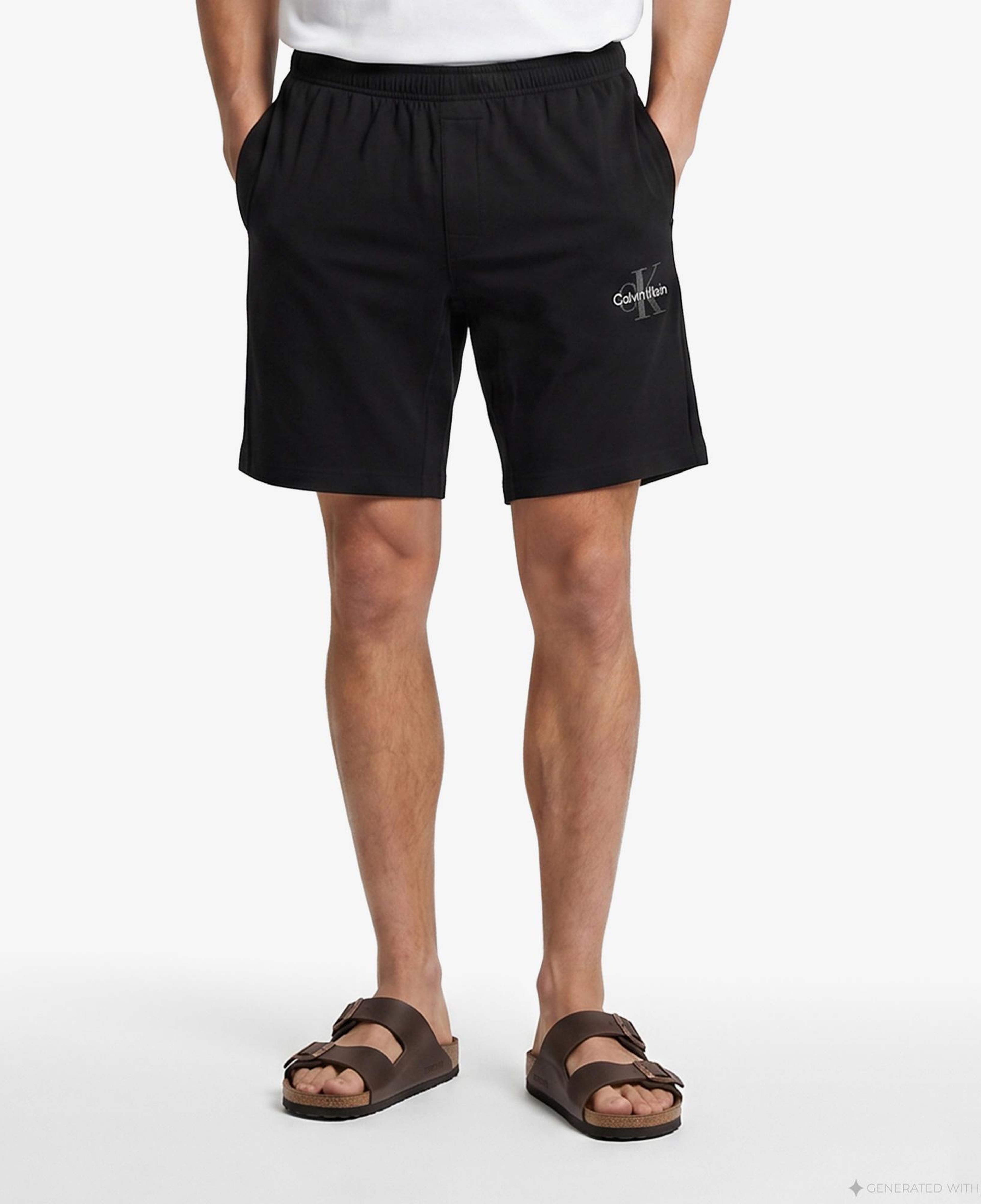 Calvin Klein Monogram Sleep Erkek Siyah Şort