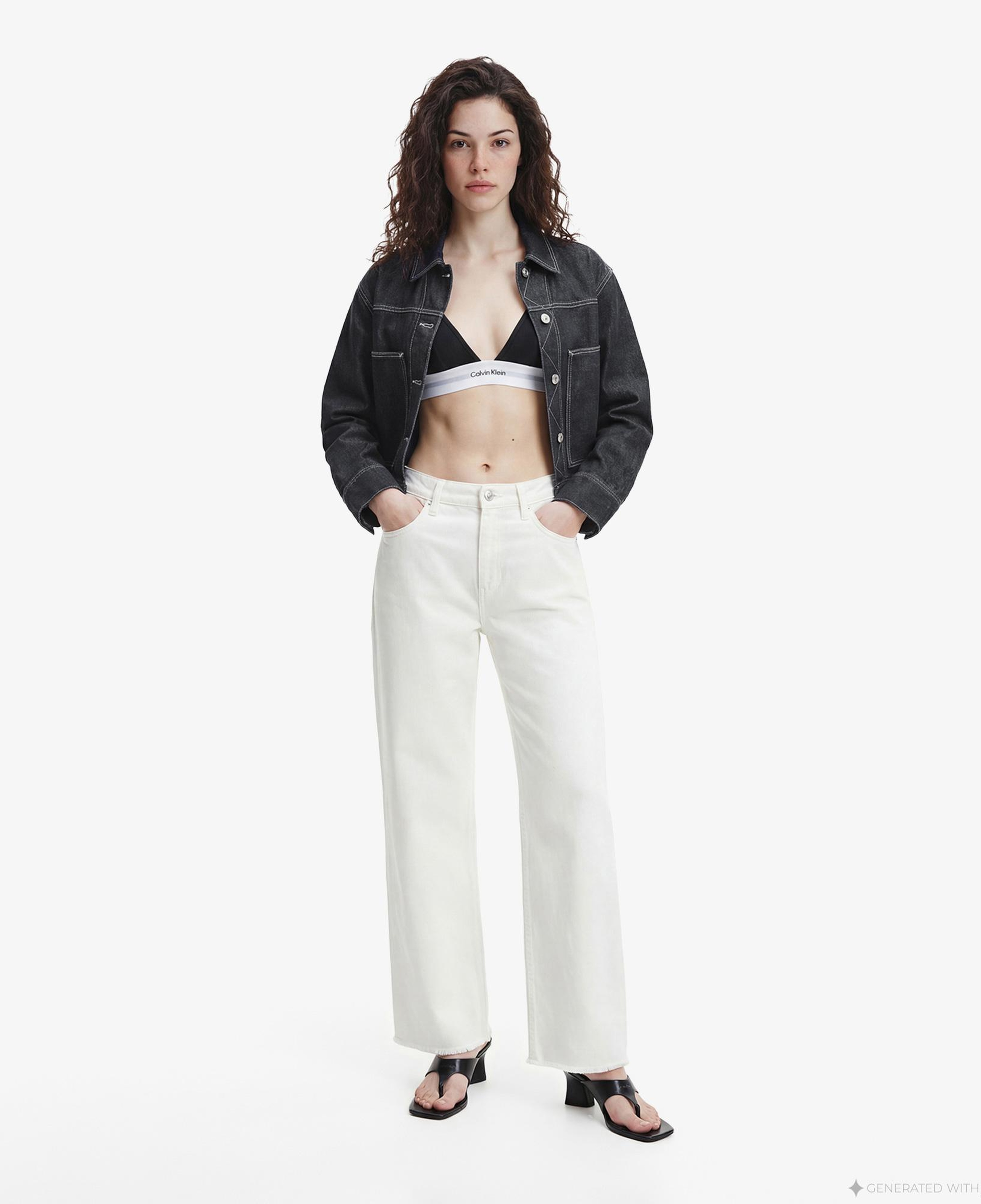 Calvin Klein Workwear Rinse Kadın Mavi Ceket