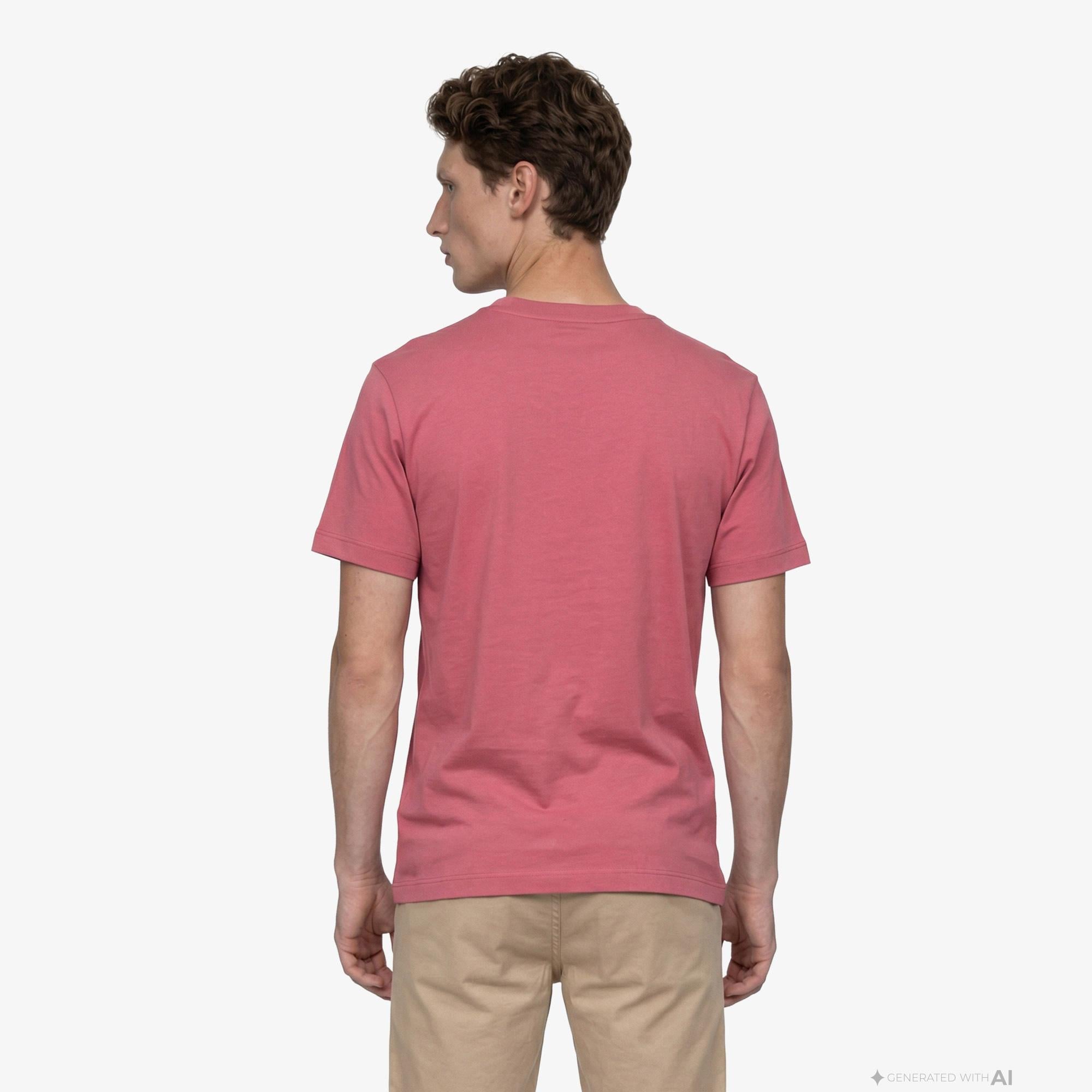 Calvin Klein Easy Monogram Erkek Kırmızı T-Shirt