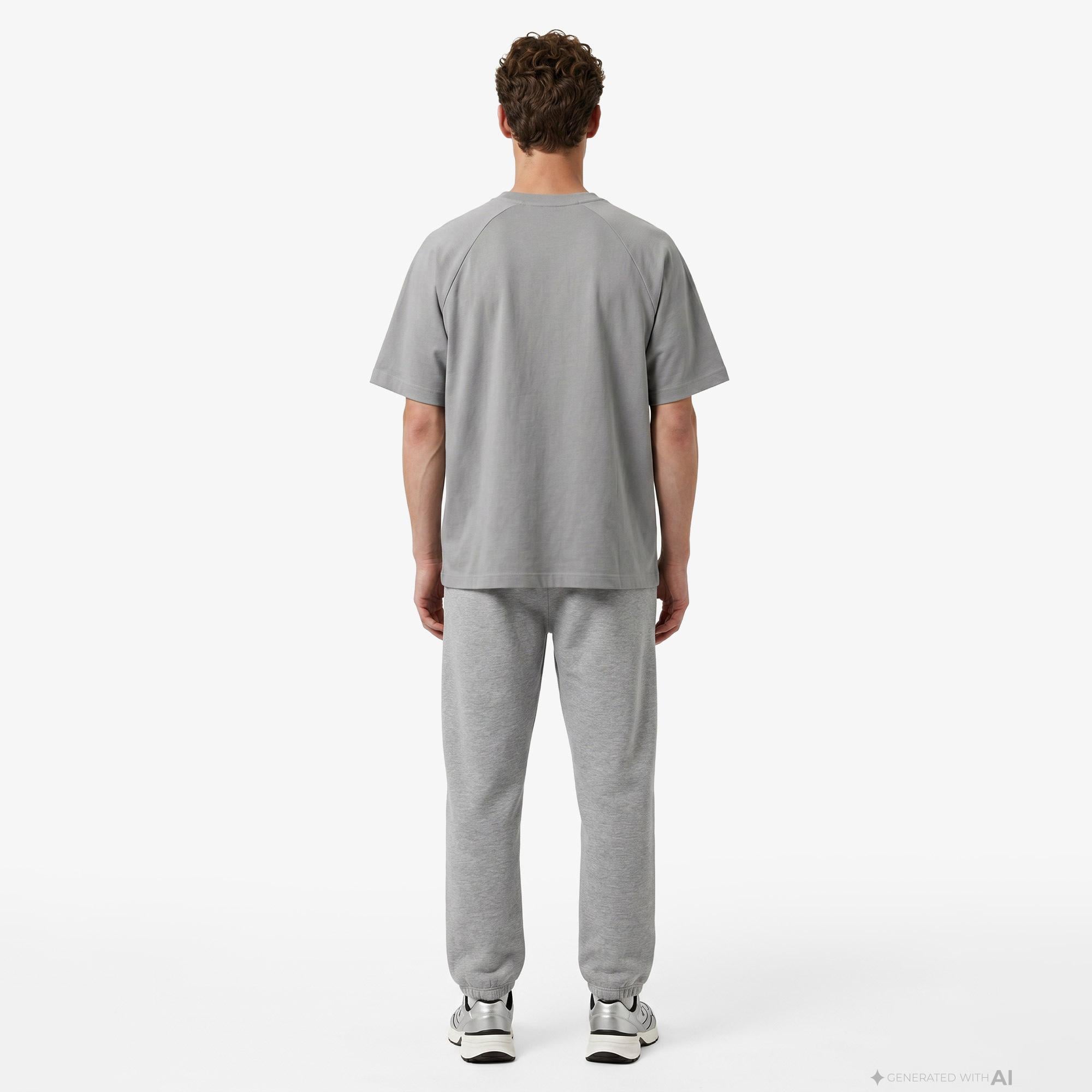 Calvin Klein Tape Erkek Gri T-Shirt