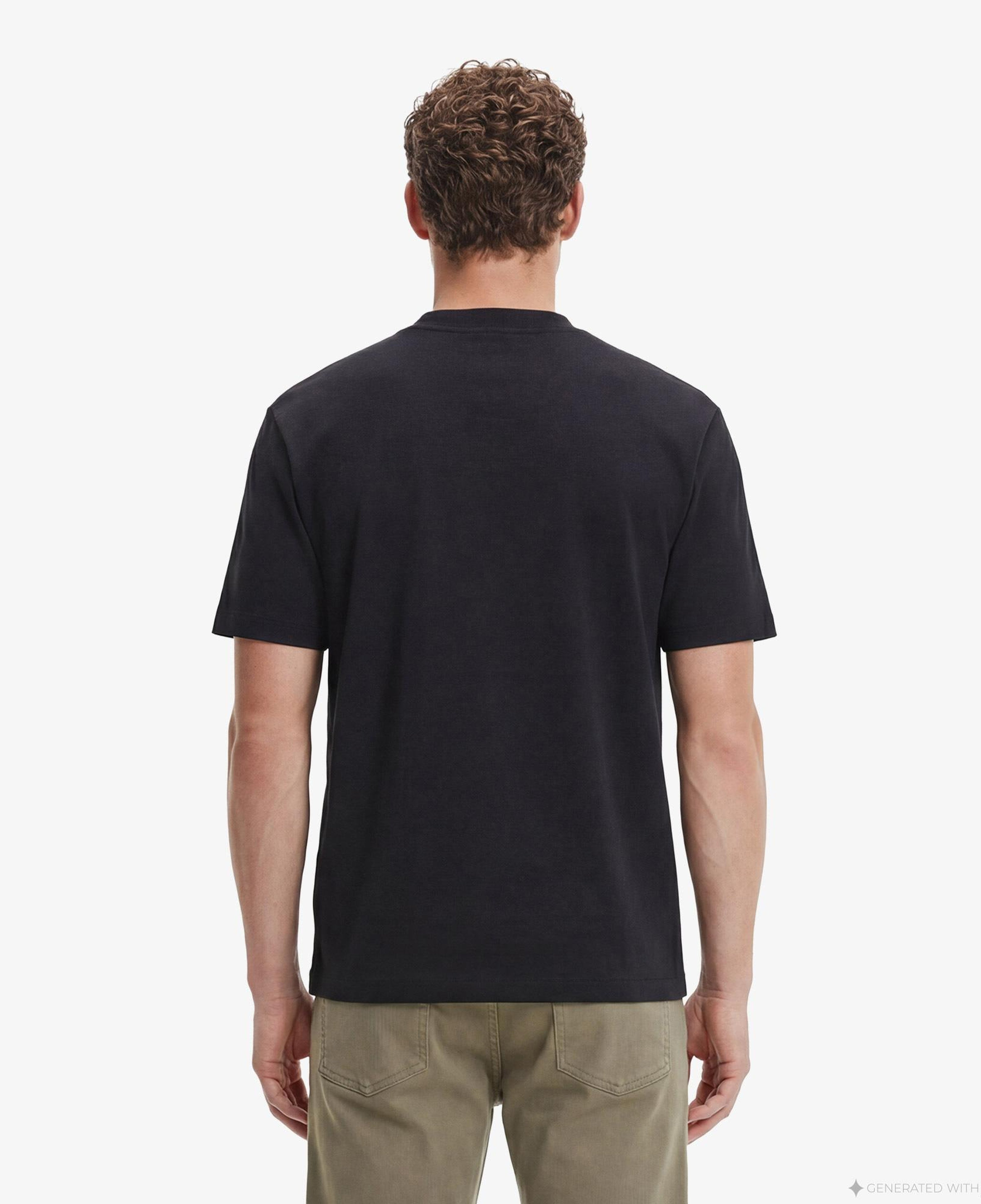 Calvin Klein Relaxed Standard Logo Crewnk Erkek Siyah T-Shirt
