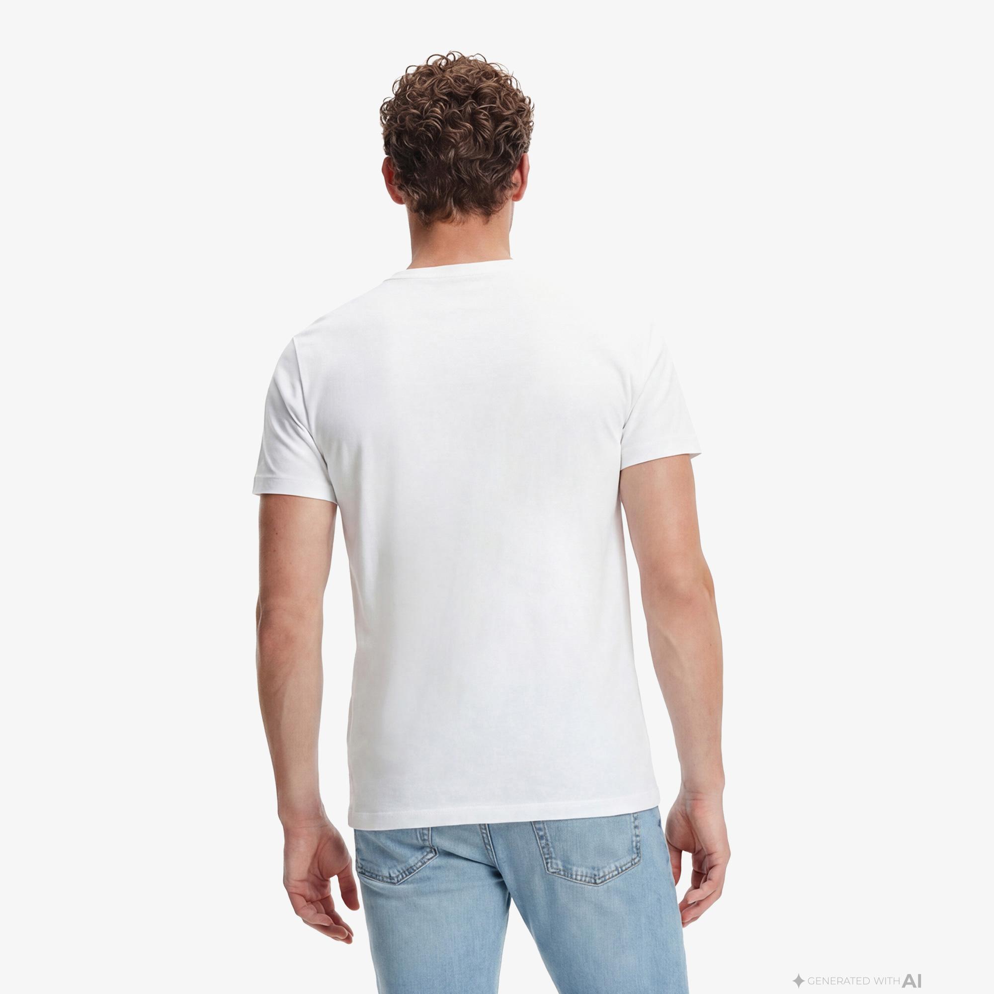 Calvin Klein 20S Graphic Erkek Beyaz T-Shirt