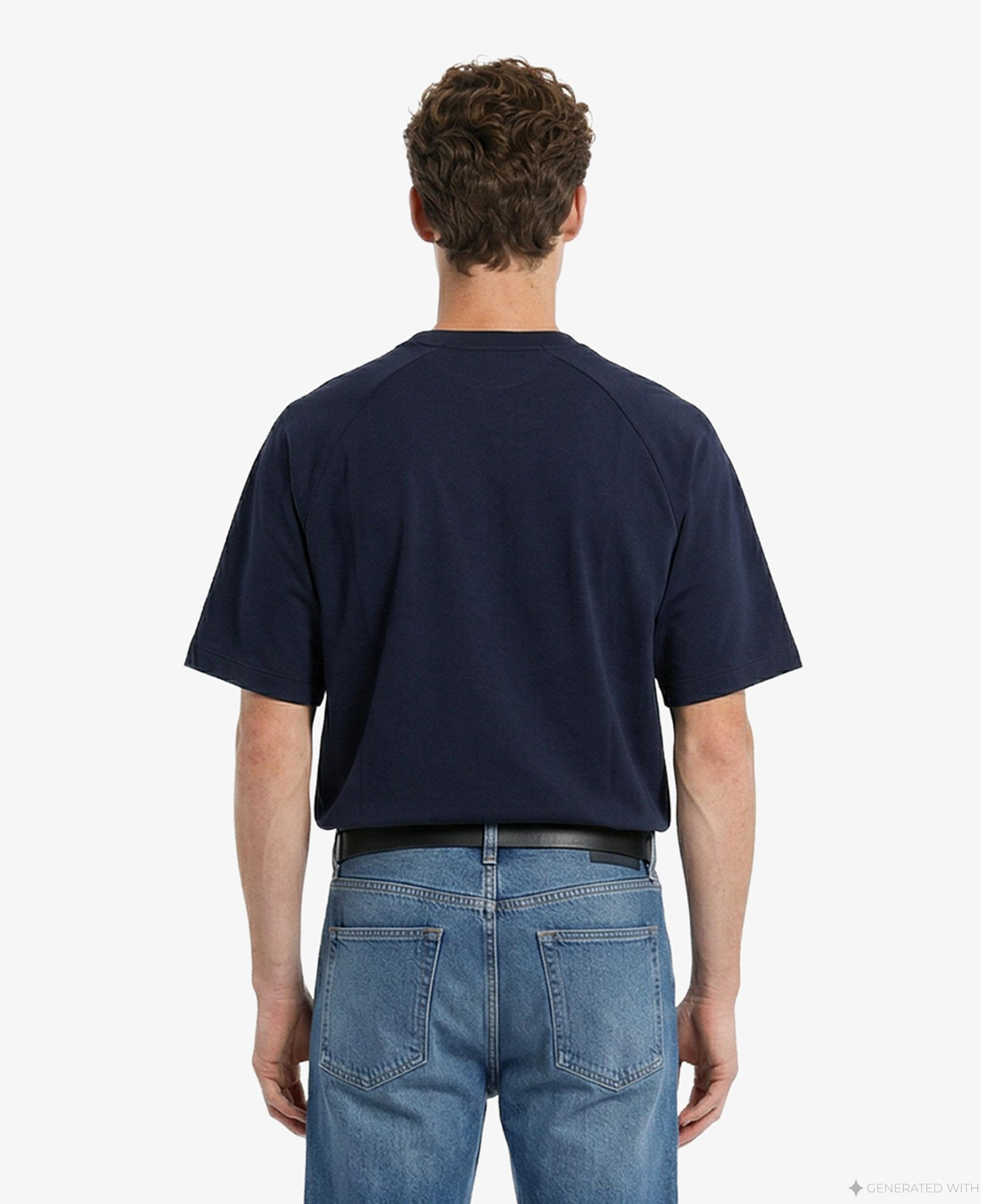 Calvin Klein Graphic Erkek Mavi T-Shirt