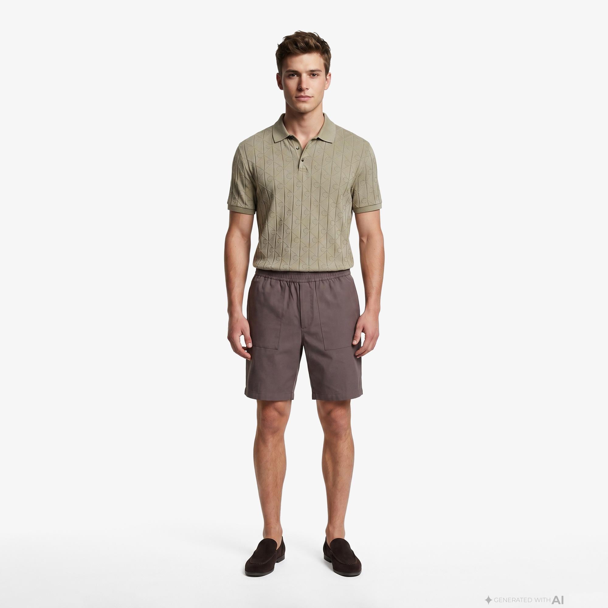 Calvin Klein Liyosel Pull On Modal Erkek Kahverengi Şort