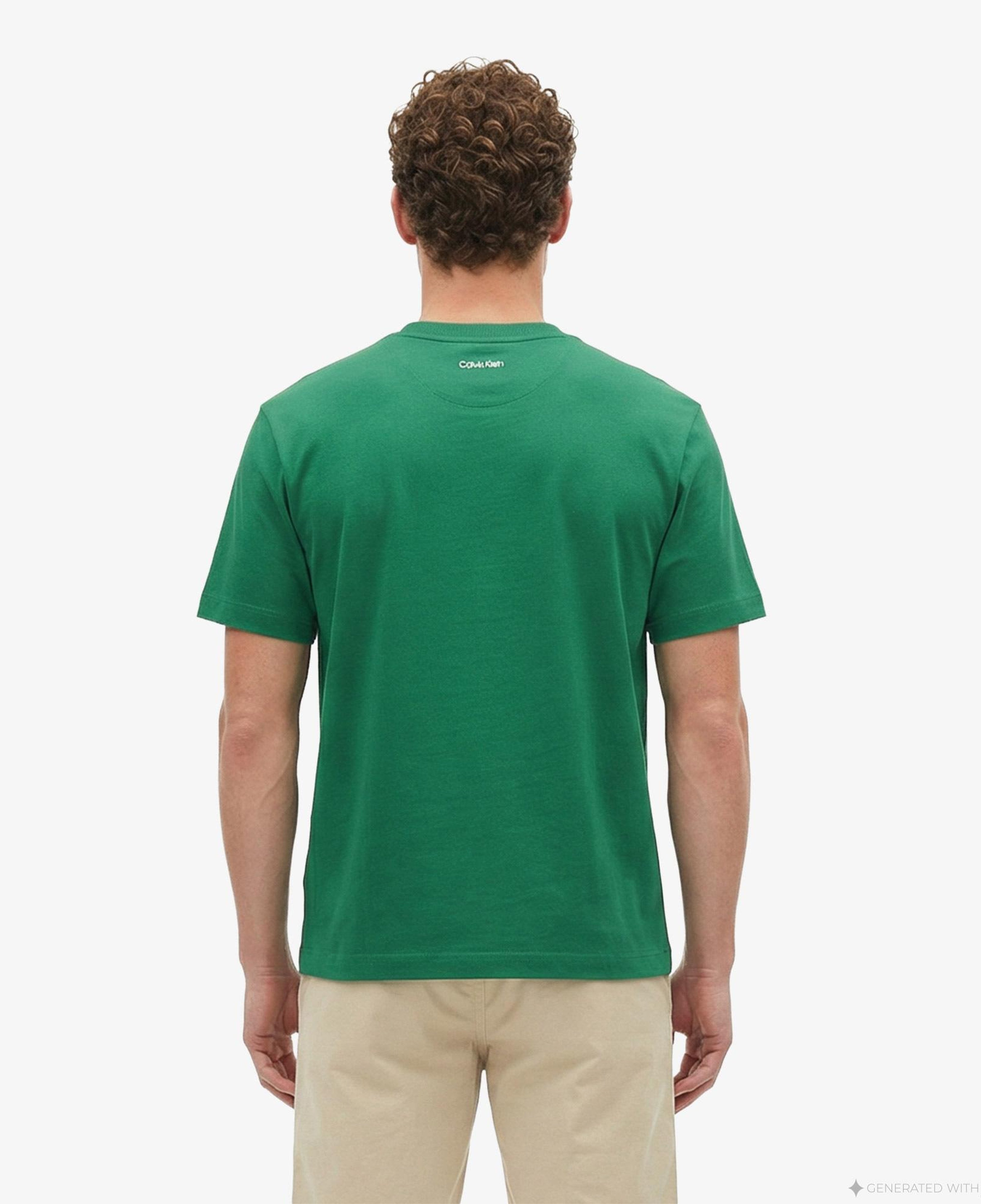 Calvin Klein 16S March Graphic Seasonal Erkek Yeşil T-Shirt
