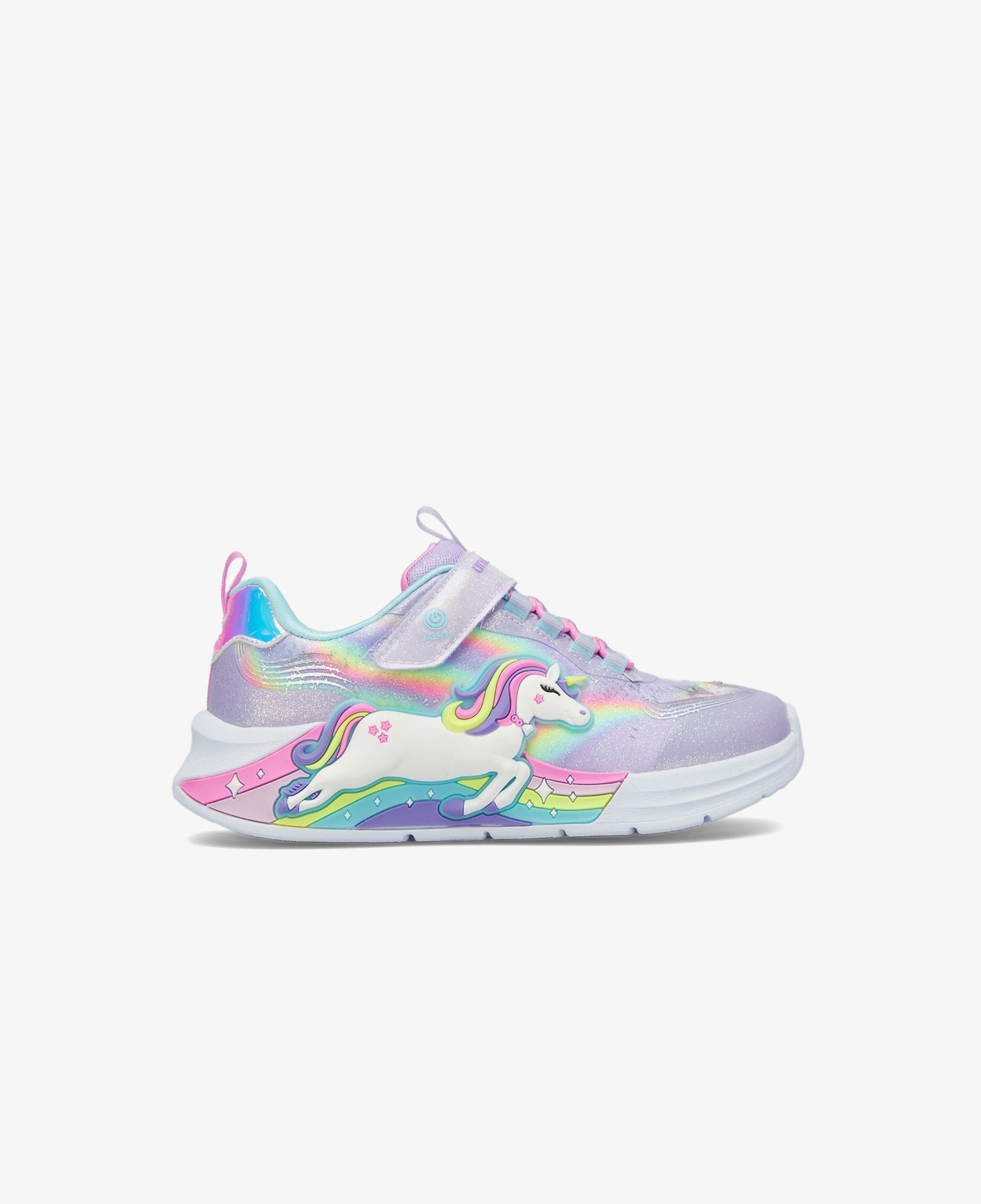 Skechers Unicorn Chaser Çocuk Mor Işıklı Spor Ayakkabı