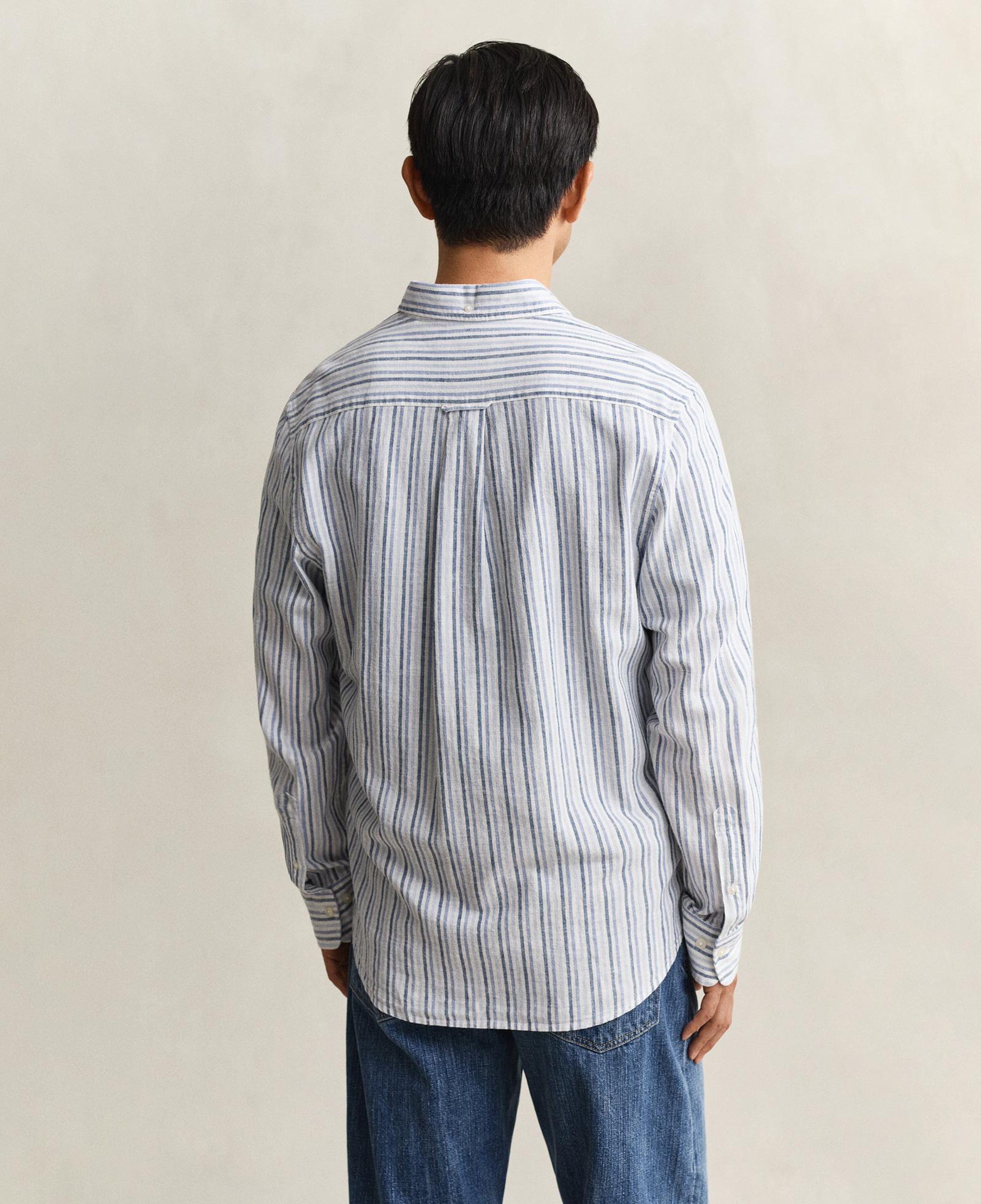 GANT Erkek Mavi Regular Fit Çizgili Gömlek