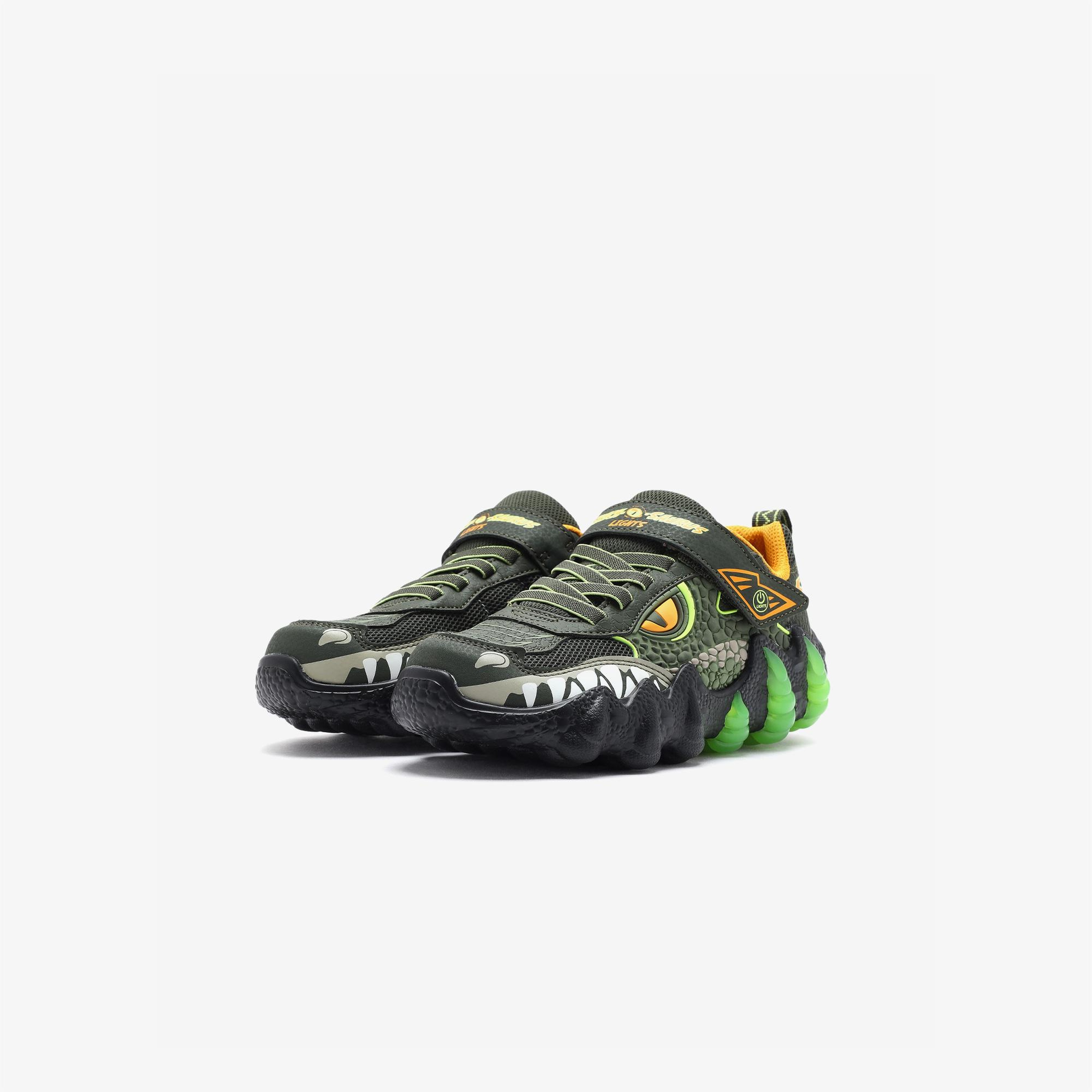 Skechers Skechosaurus Lights 2.0 Çocuk Yeşil Işıklı Spor Ayakkabı