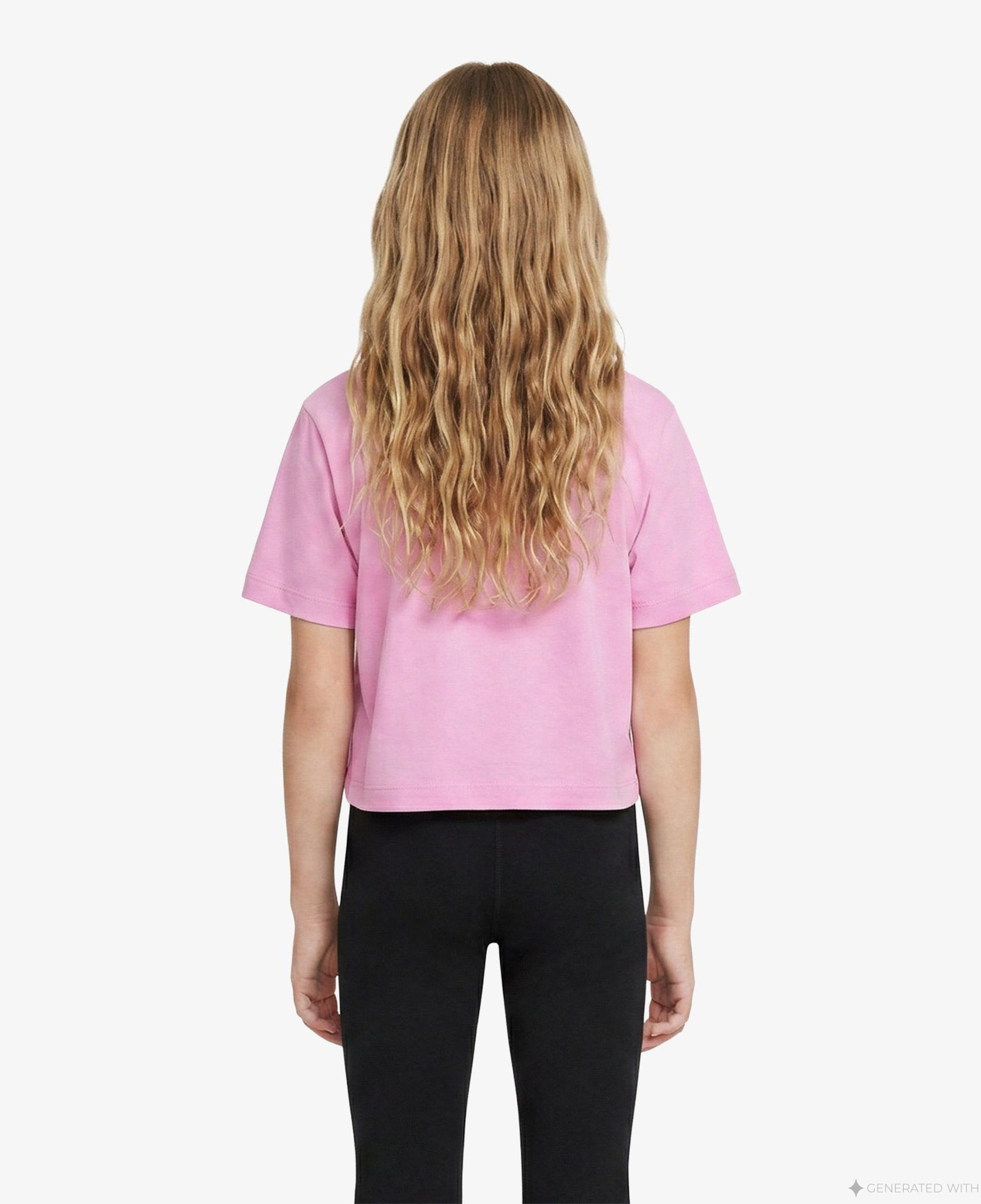Nike Sportswear Futura Çocuk Pembe Crop T-Shirt
