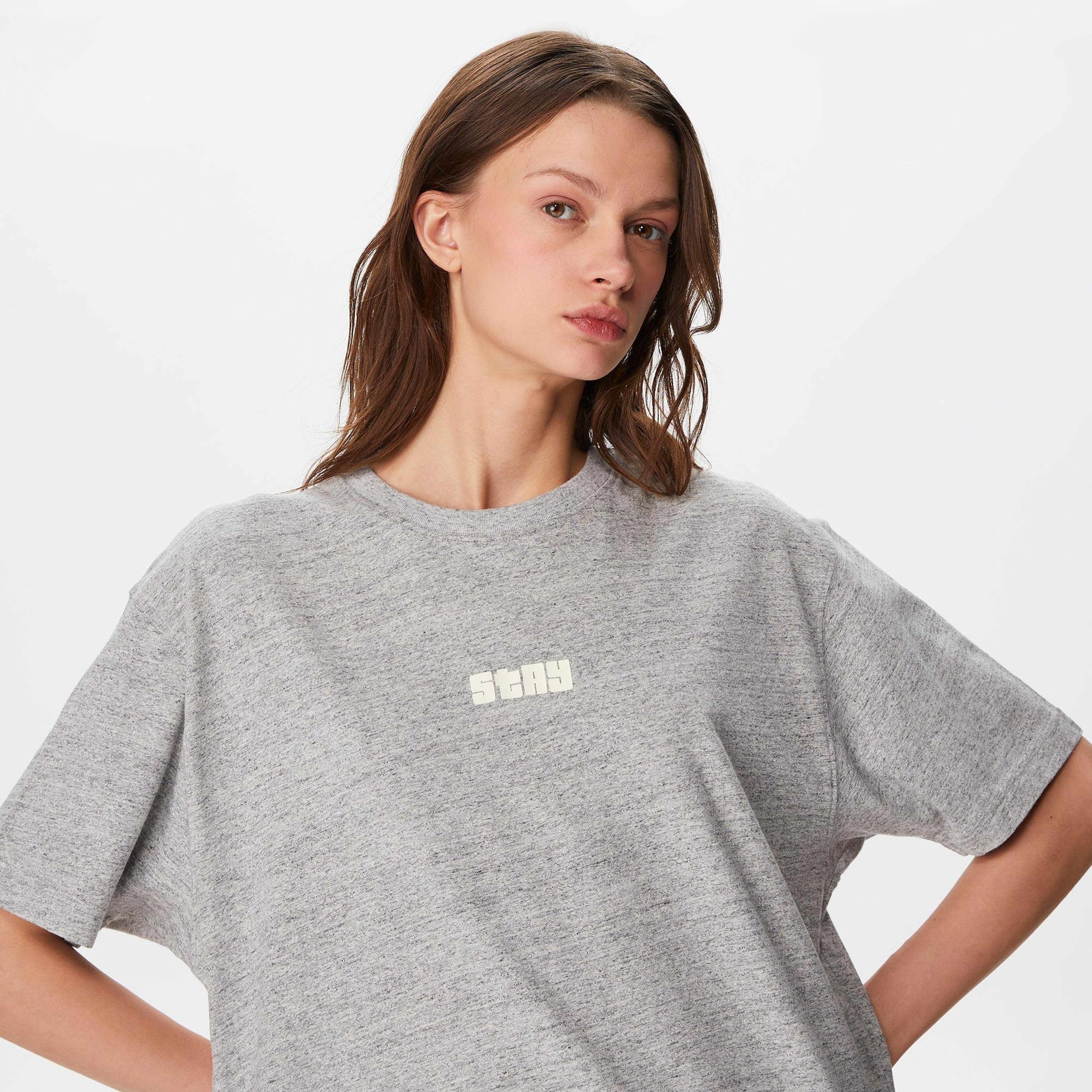 The Stay Line Epic Unisex Gri T-Shirt