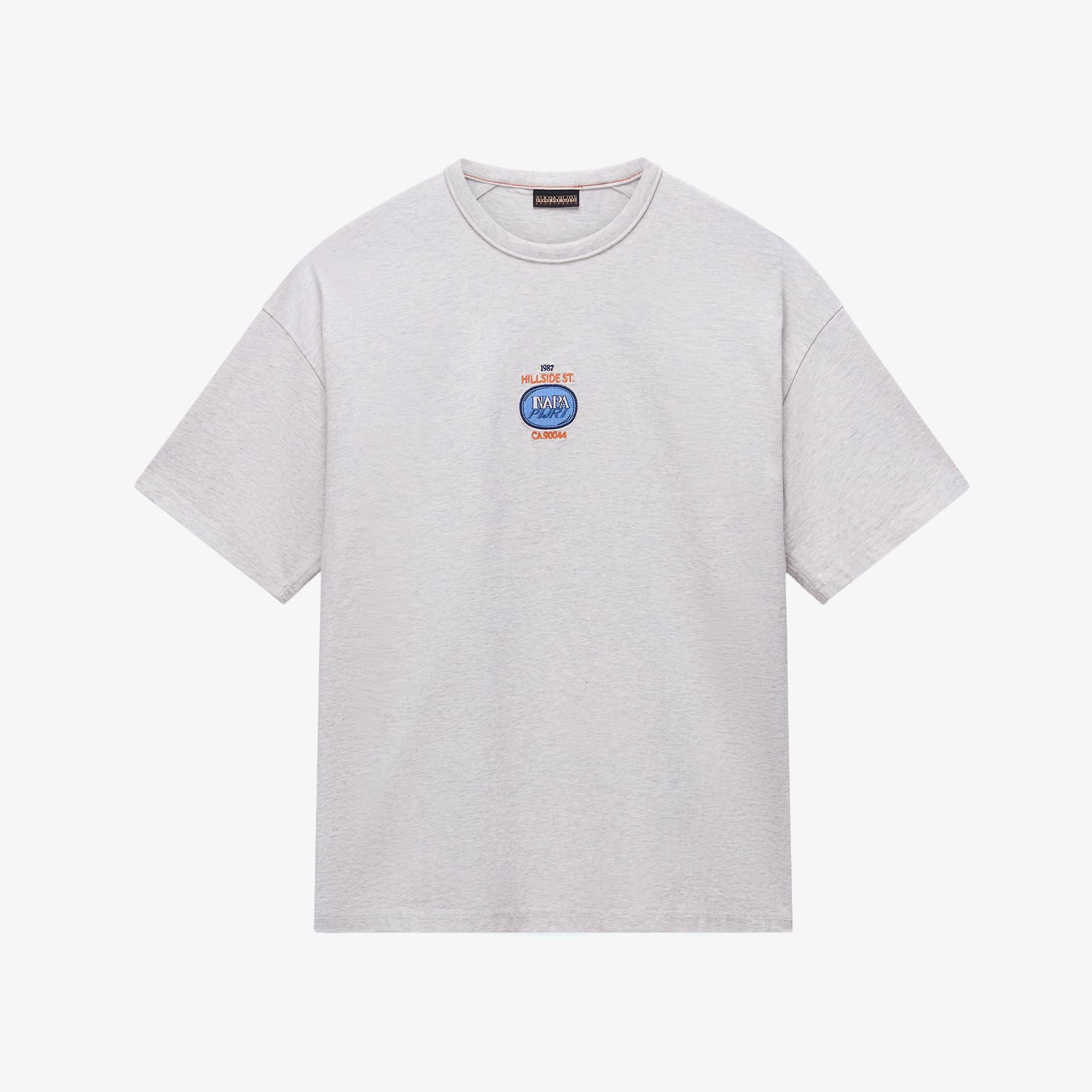Napapijri S-Krous Erkek Gri T-Shirt
