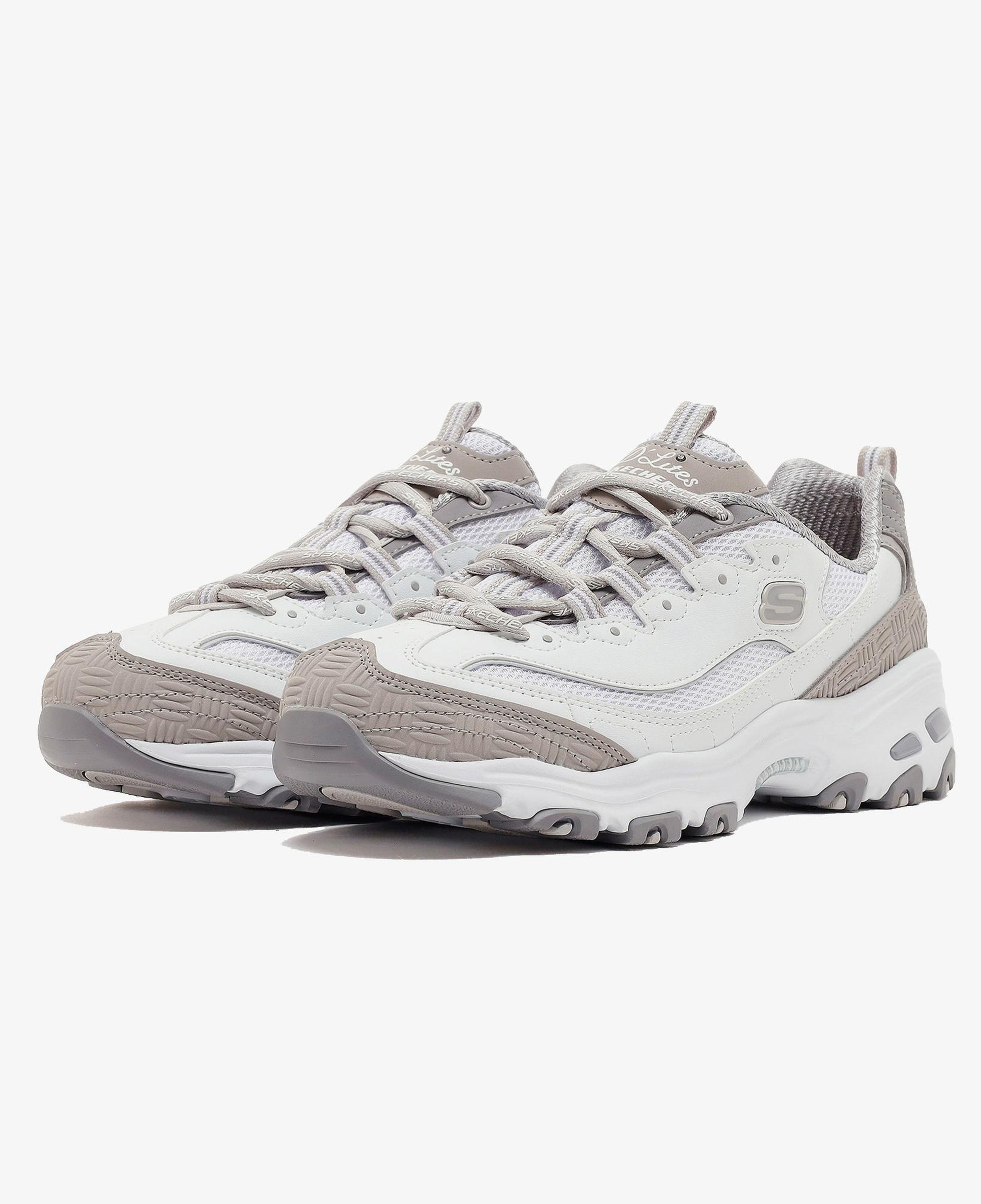 Skechers D'lites 150536 Kadın Beyaz Spor Ayakkabı