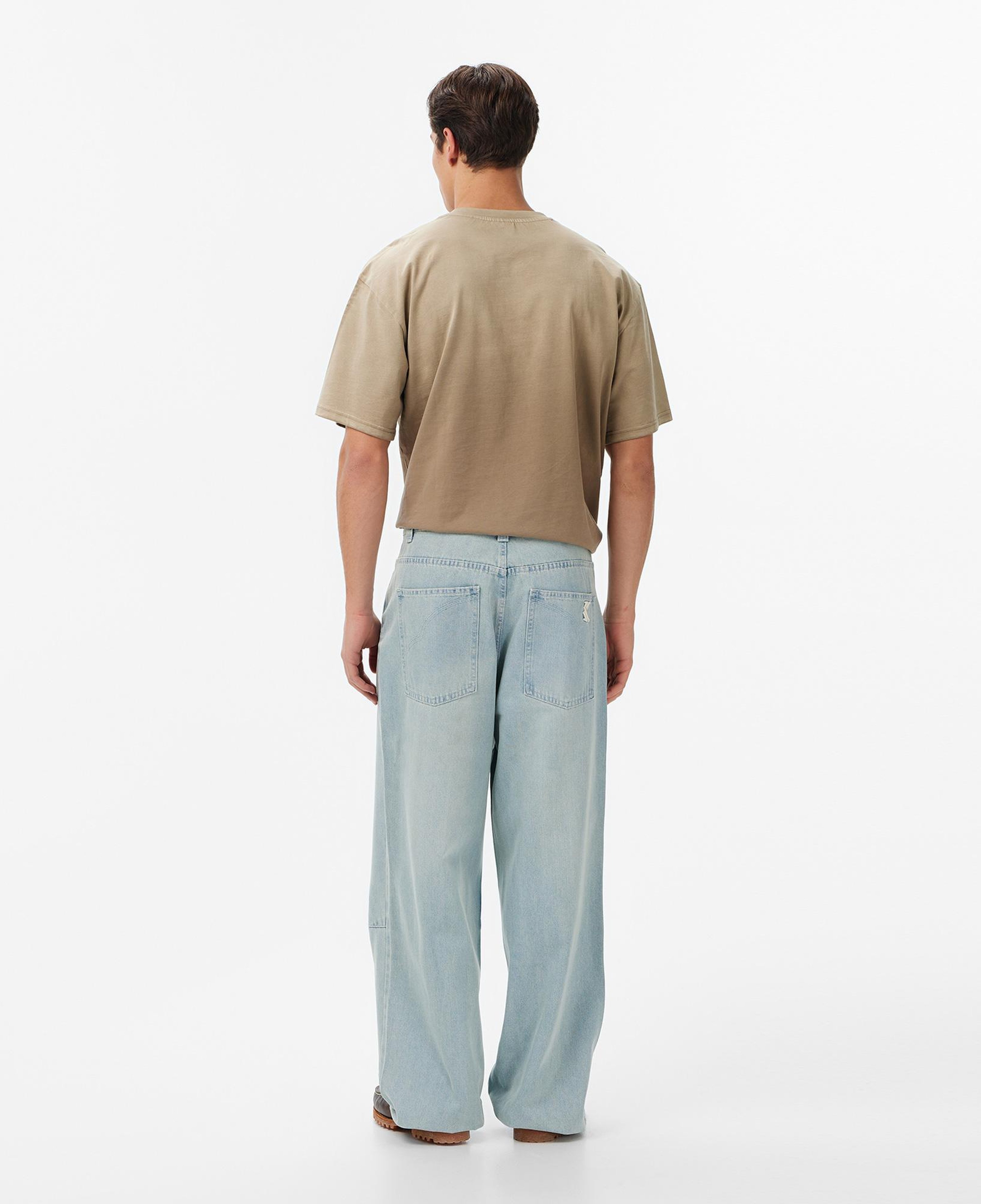 Karl Kani OG Washed Western Relaxed Baggy Erkek Mavi Pantolon
