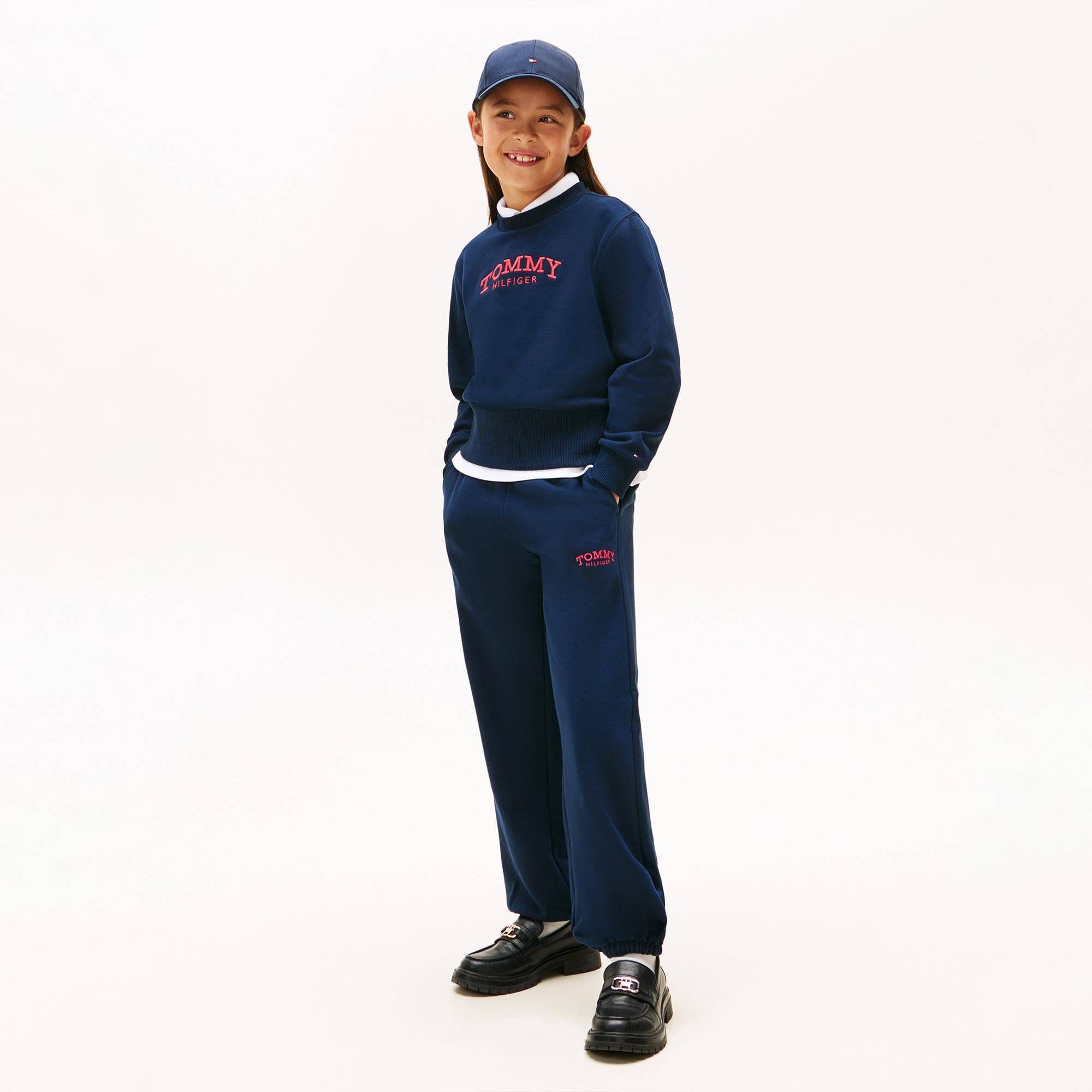 Tommy Hilfiger Monotype Çocuk Mavi Eşofman Altı