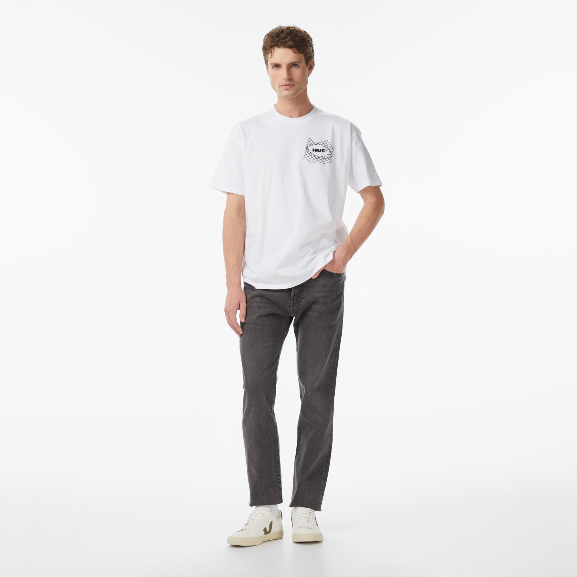 Huf 4 The Dawgs Erkek Beyaz T-Shirt