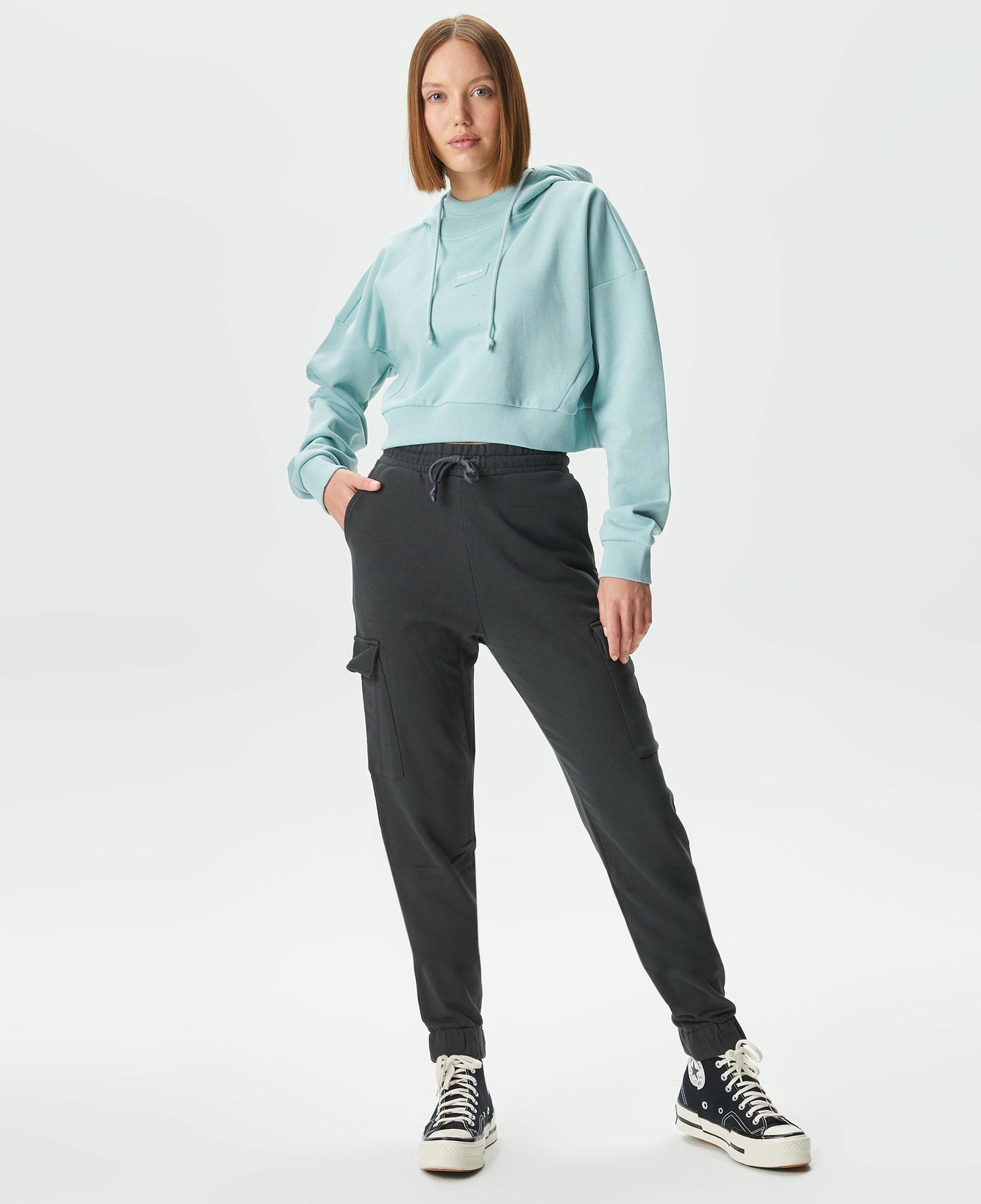 UNITED4 Classic Kadın Yeşil Hoodie