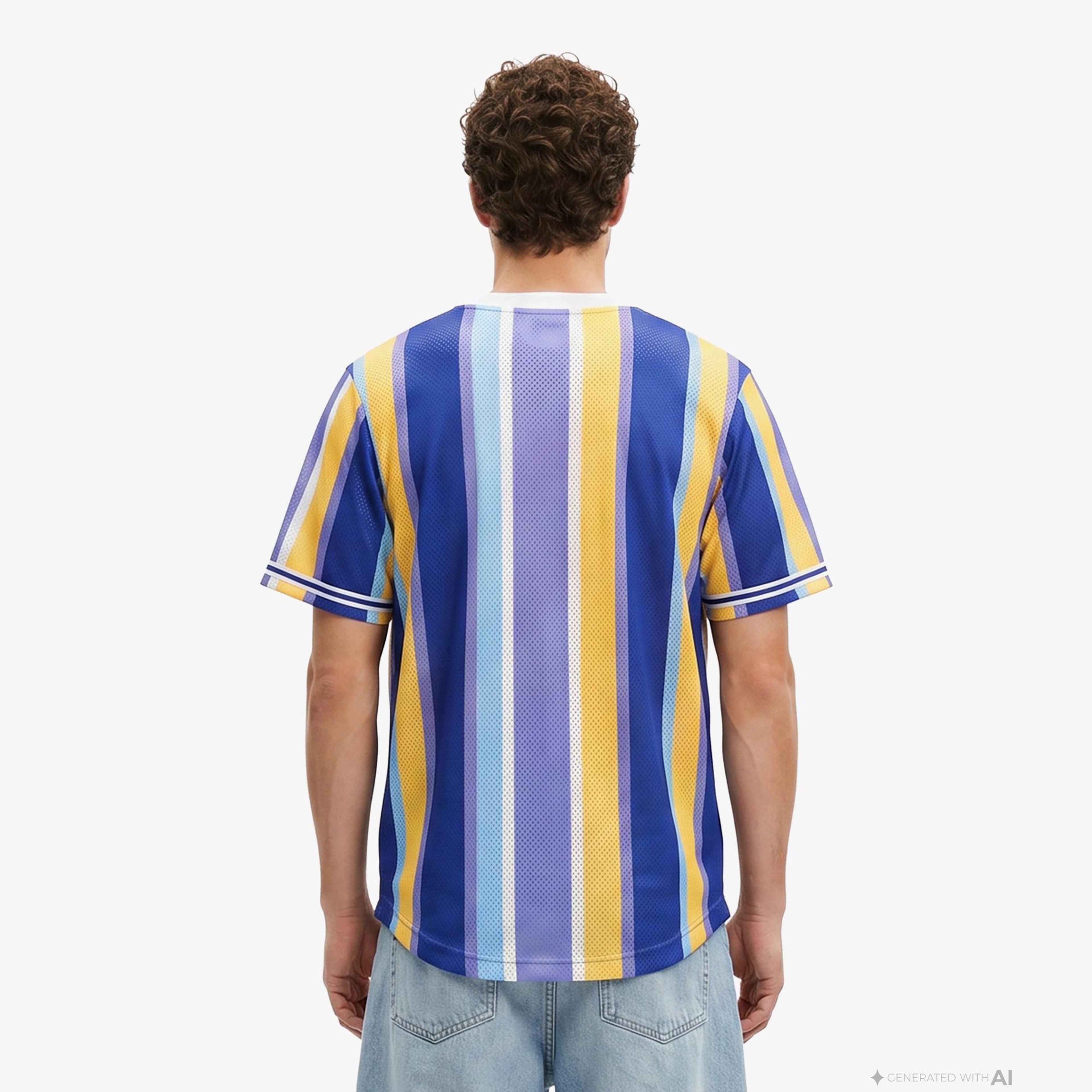 Karl Kani Varsity Striped Baseball Erkek Renkli Gömlek