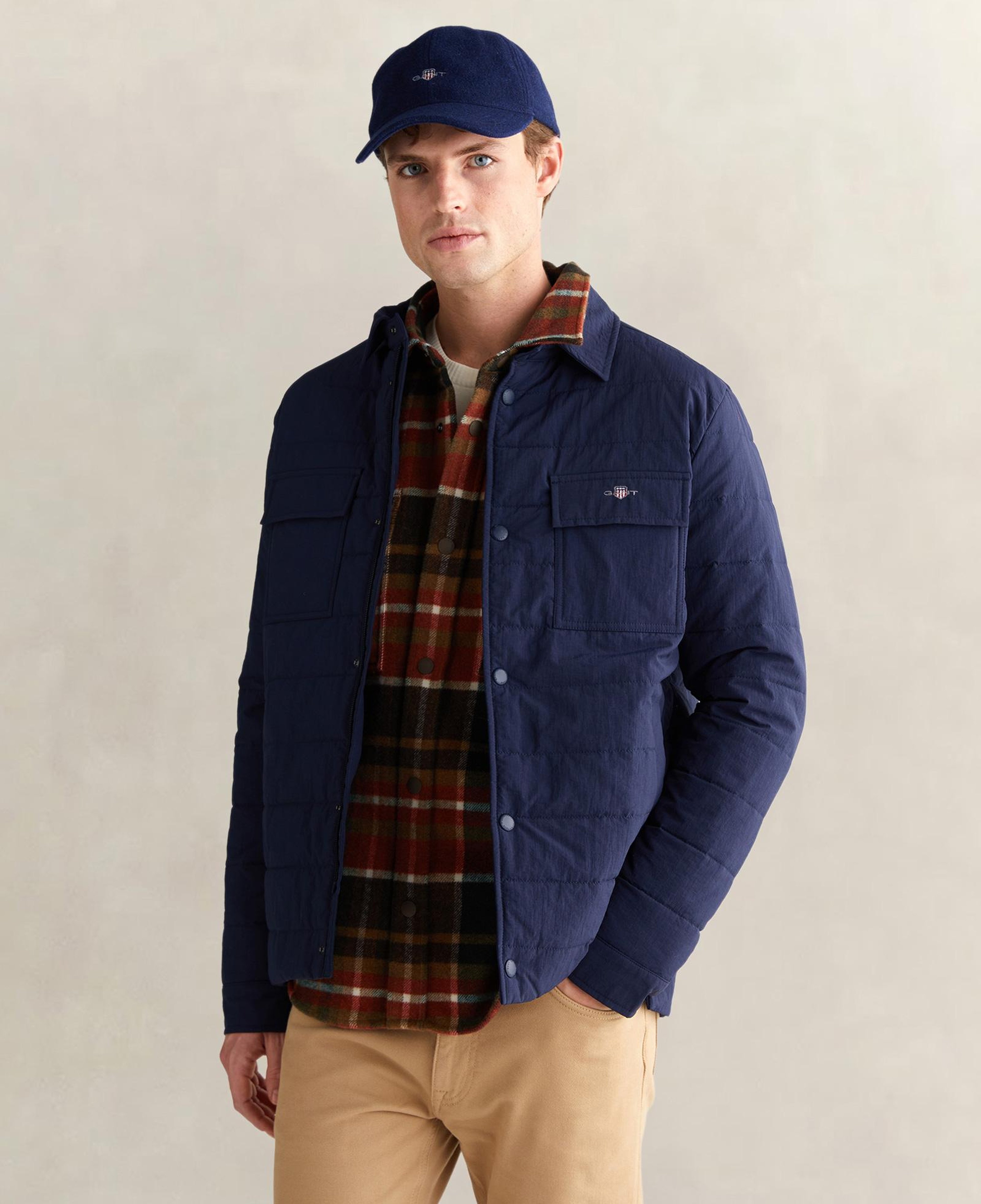 GANT Erkek Lacivert Standart Fit Ceket