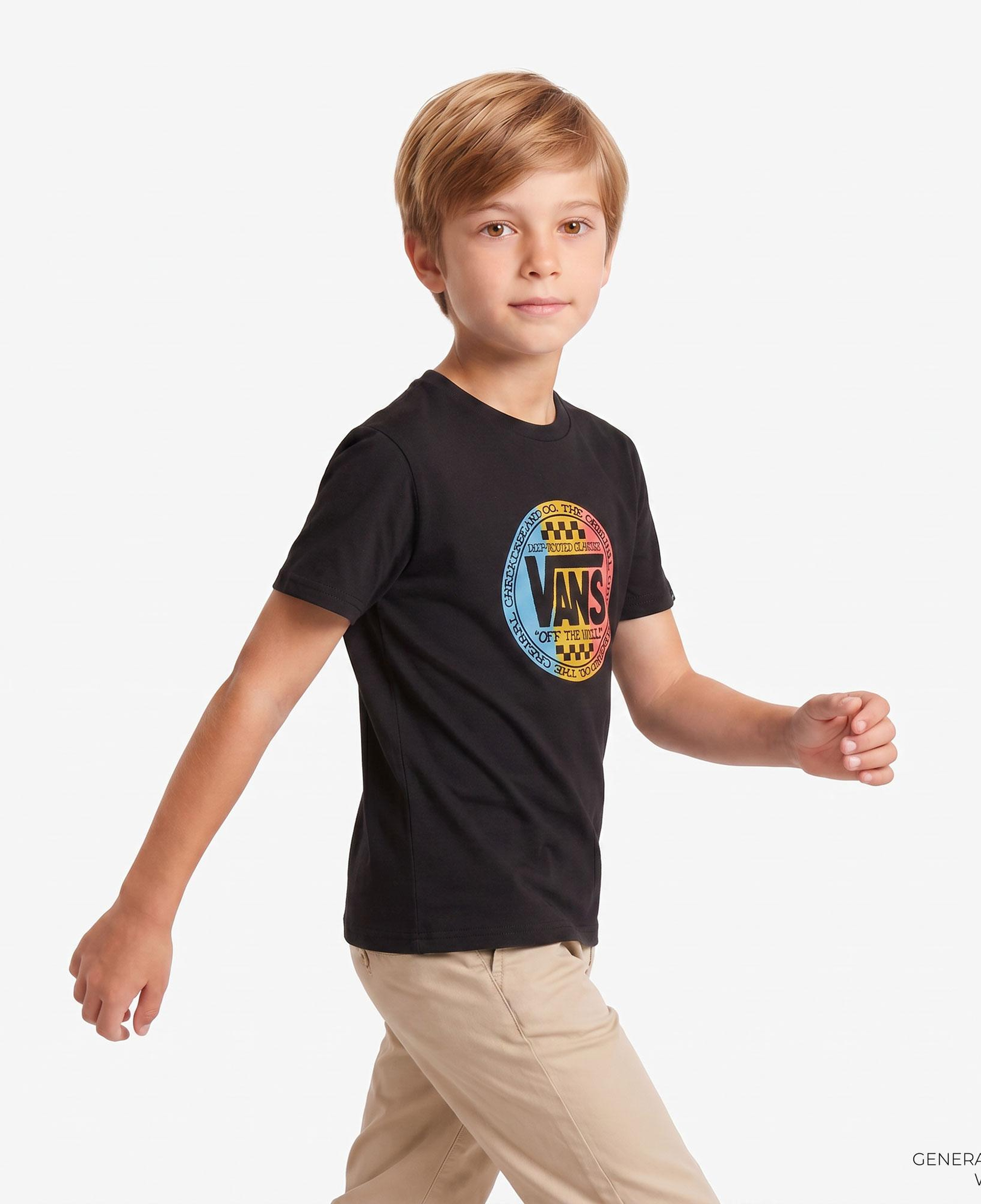 Vans Retro Co Ss Çocuk Siyah T-Shirt