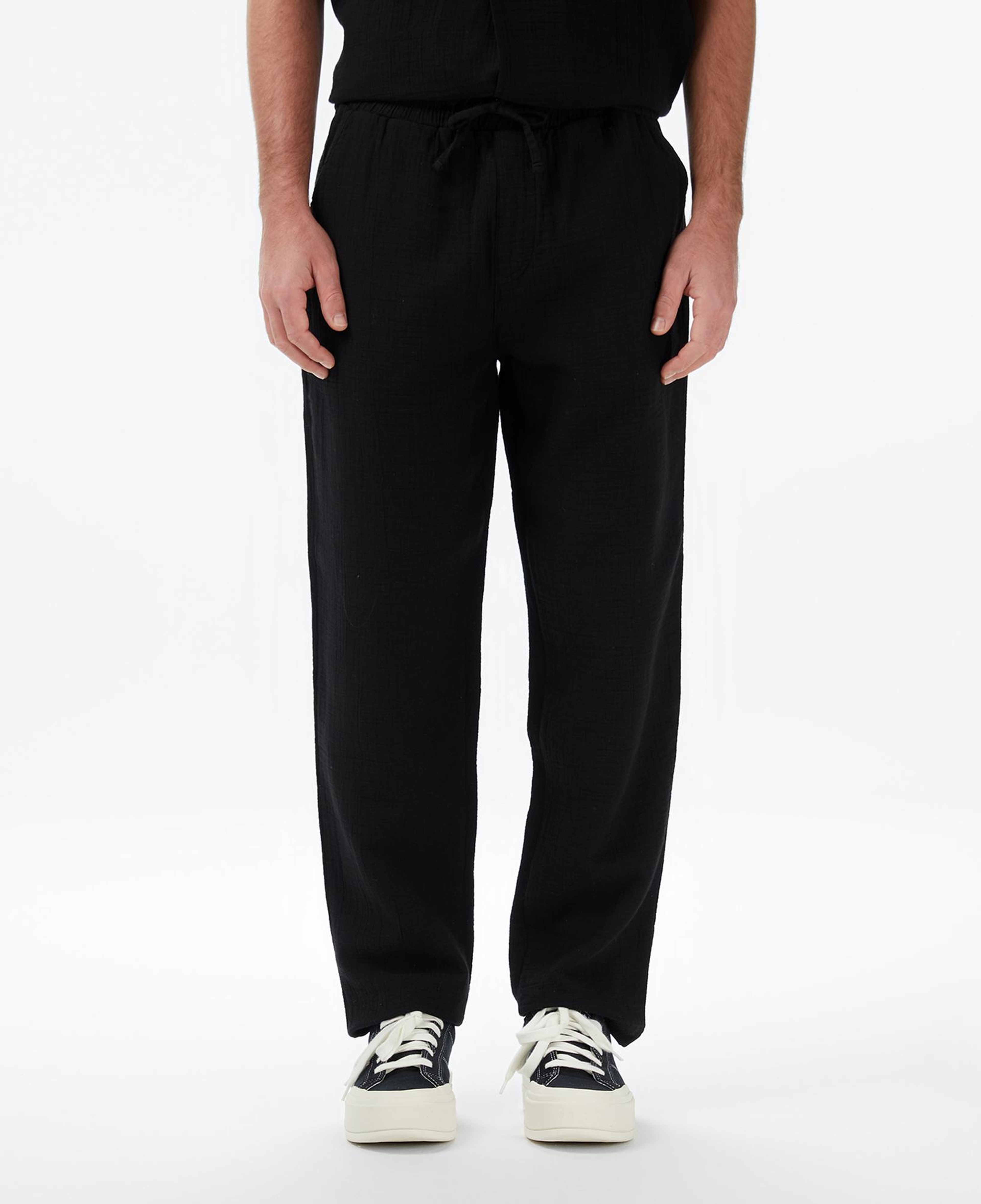 UNITED4 Regular Fit Erkek Siyah Pantolon