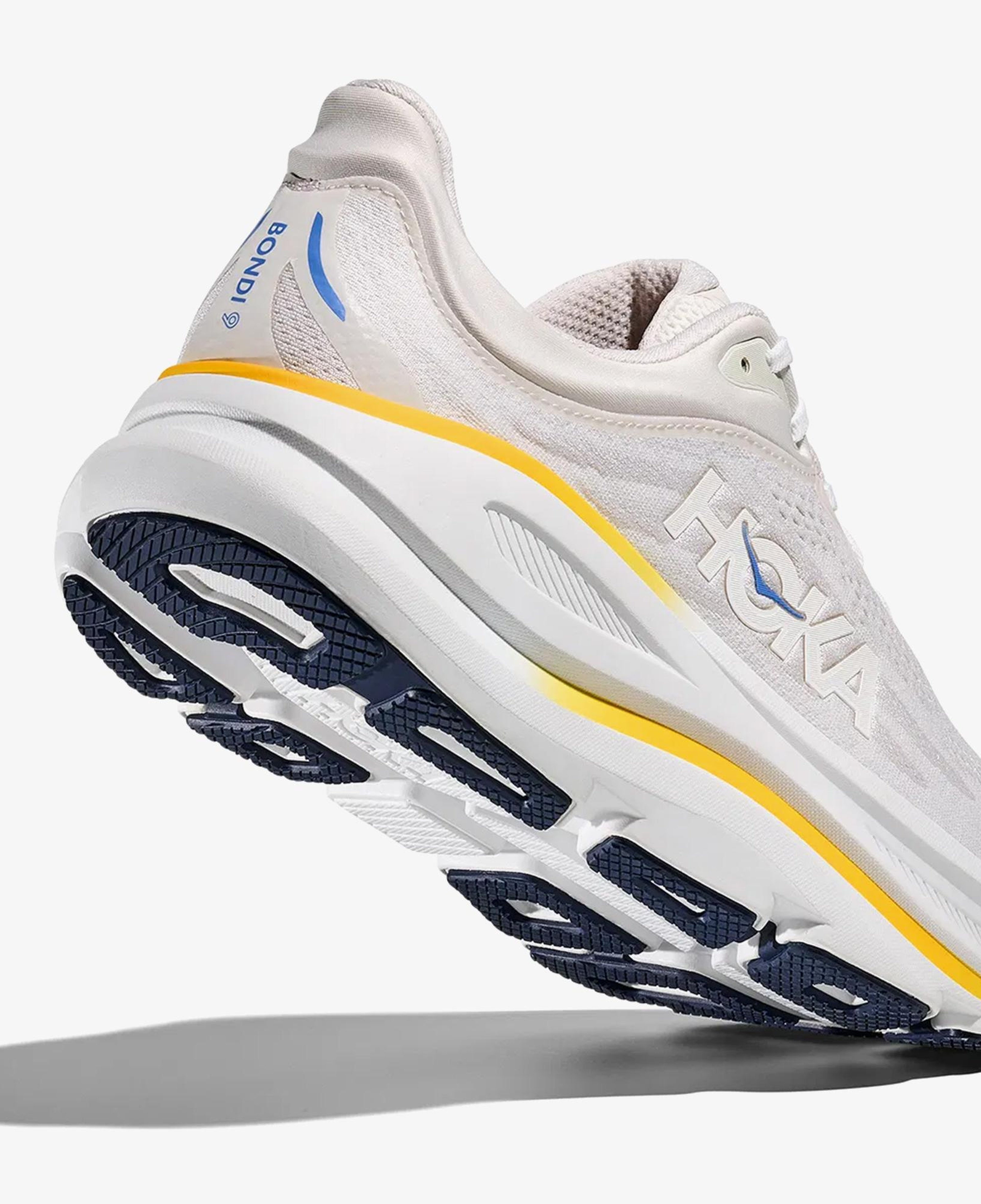 Hoka Bondi 9 Erkek Beyaz Yol Koşusu Ayakkabısı