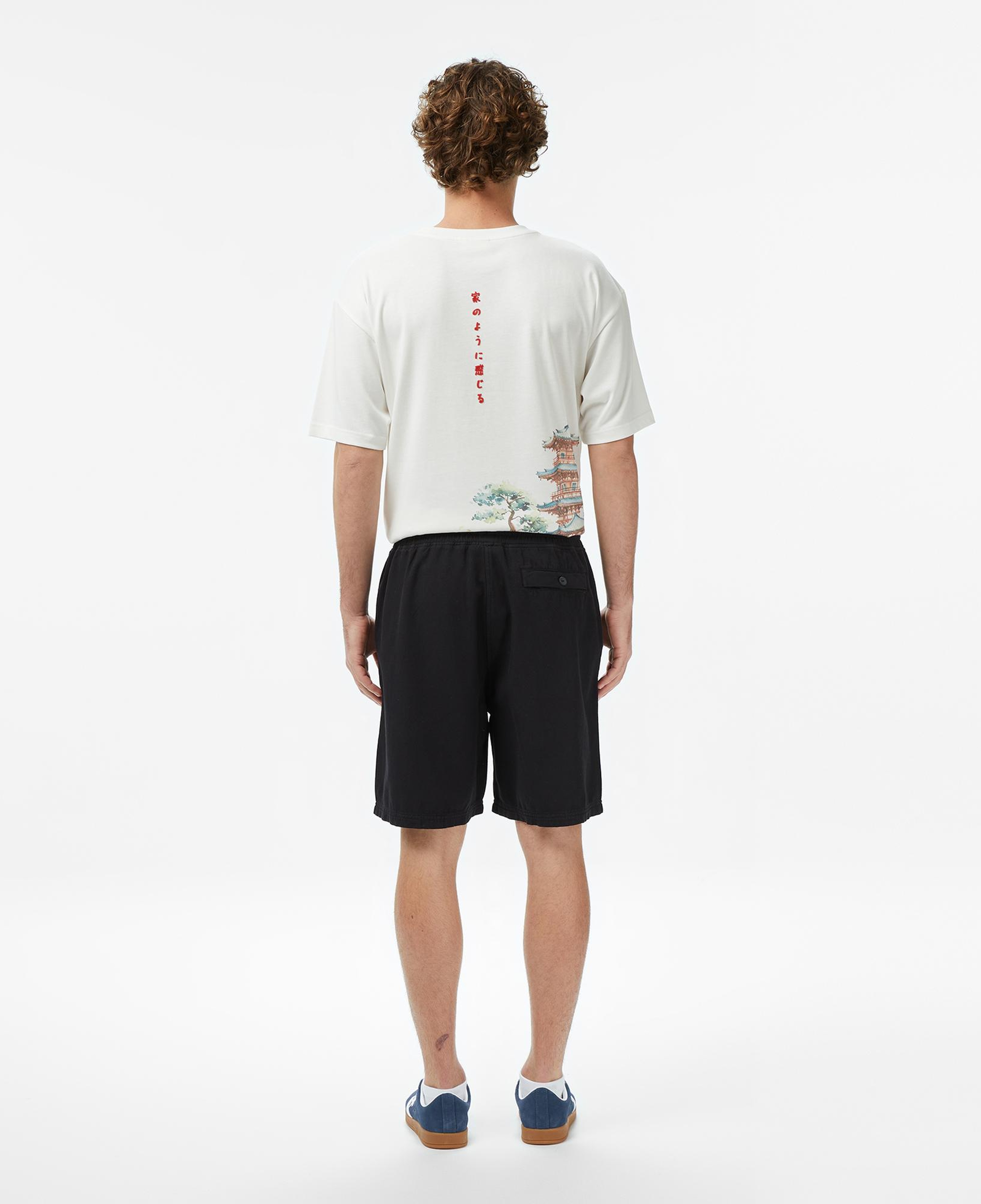 UNITED4 Regular Fit Erkek Siyah Şort