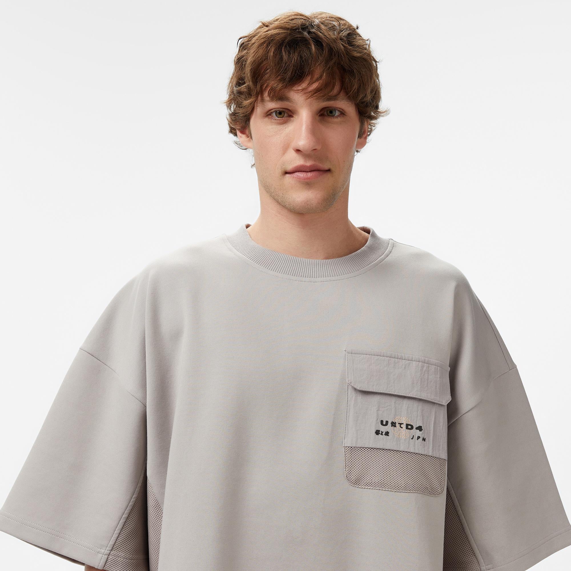 UNITED4 Kiyo Erkek Gri T-Shirt