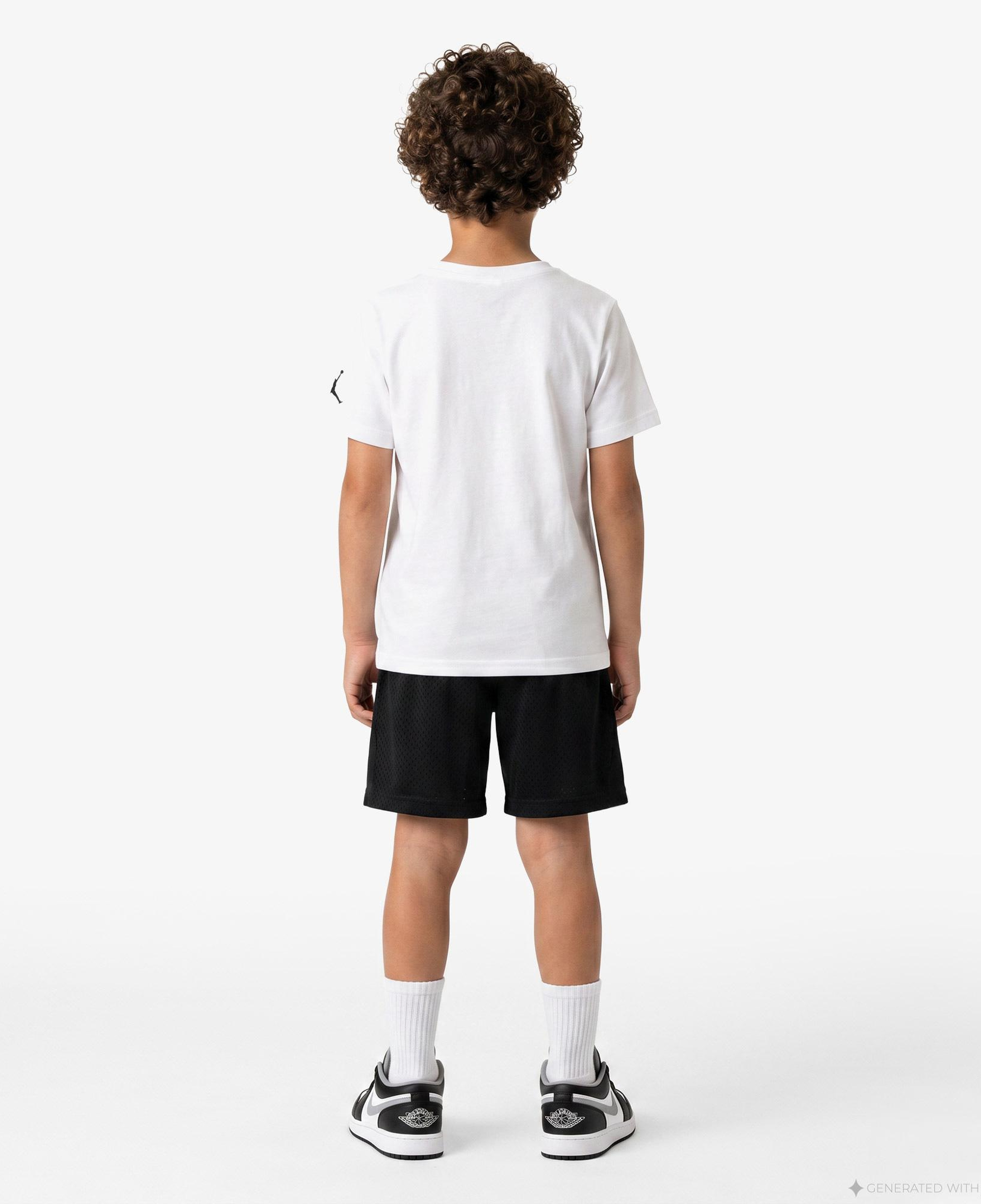Jordan Super Splash Paint Spill Jumpman Erkek Çocuk Beyaz T-Shirt