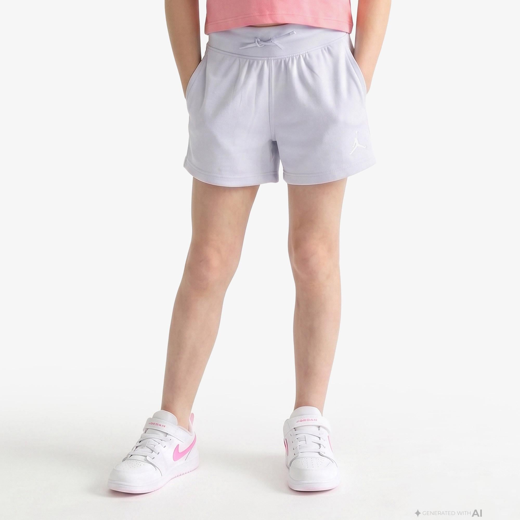 Jordan Brooklyn Fleece Kız Çocuk Mavi Şort
