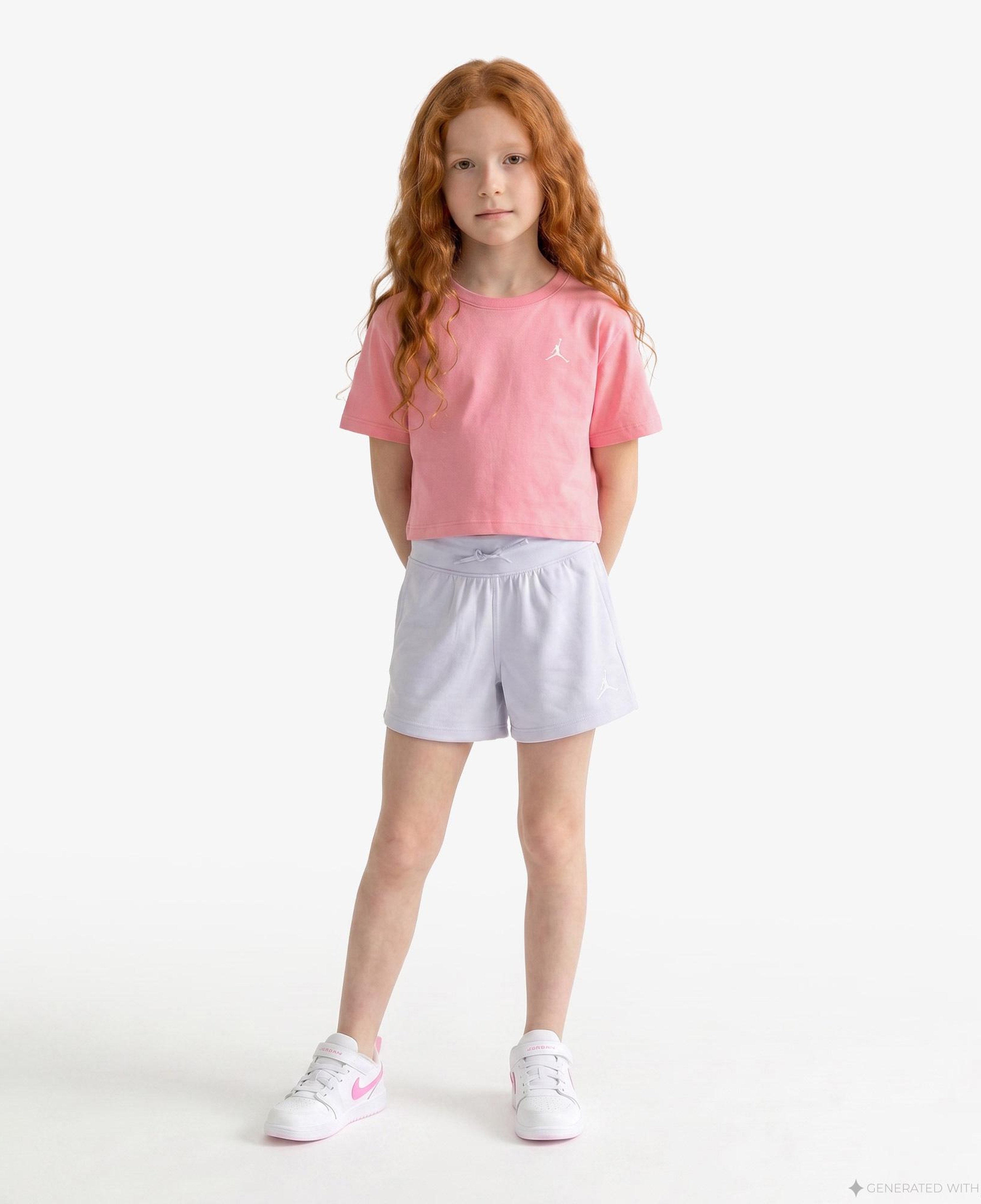 Jordan Brooklyn Fleece Kız Çocuk Mavi Şort