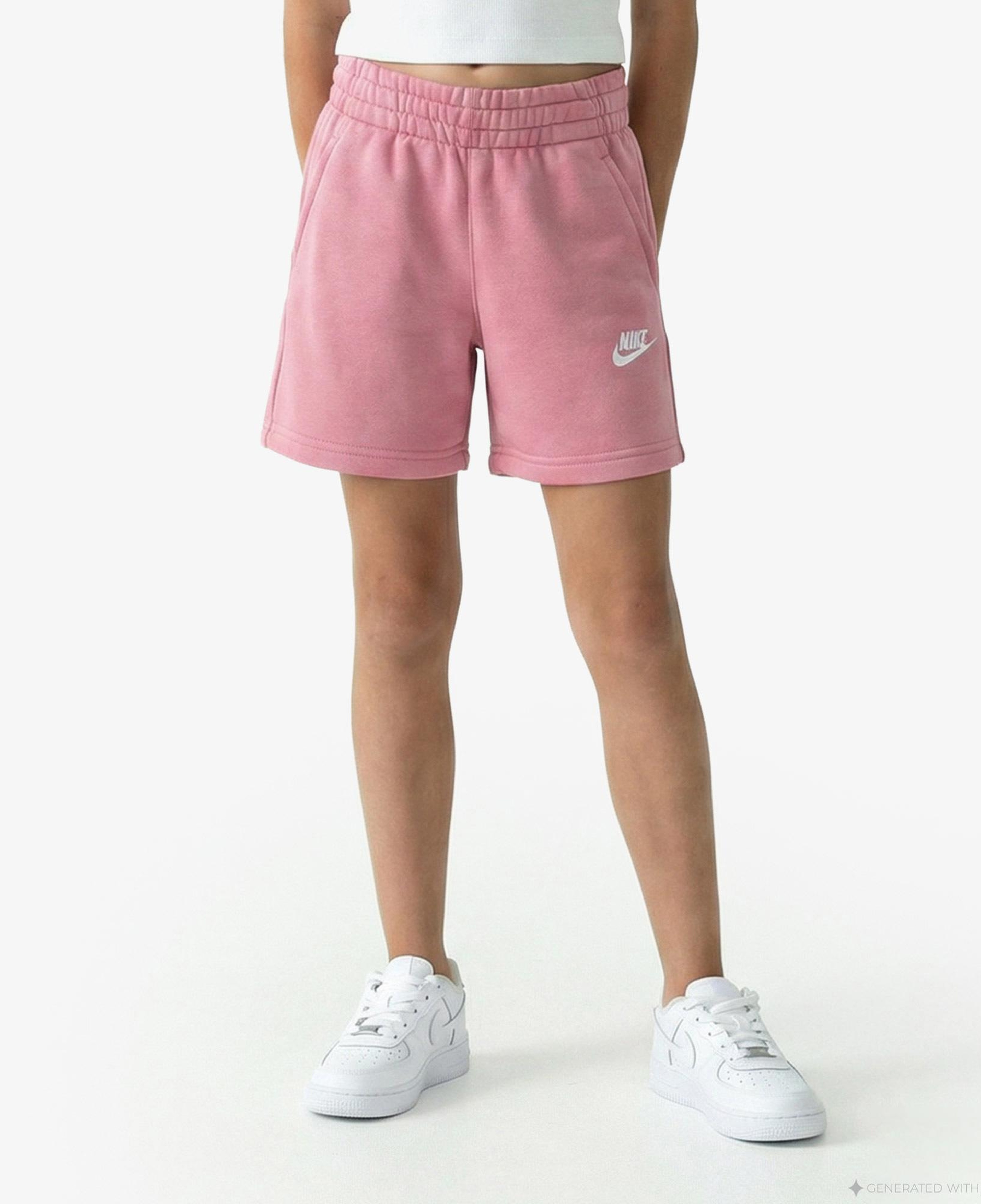 Nike Sportswear Club Fleece 13 cm Çocuk Pembe Şort