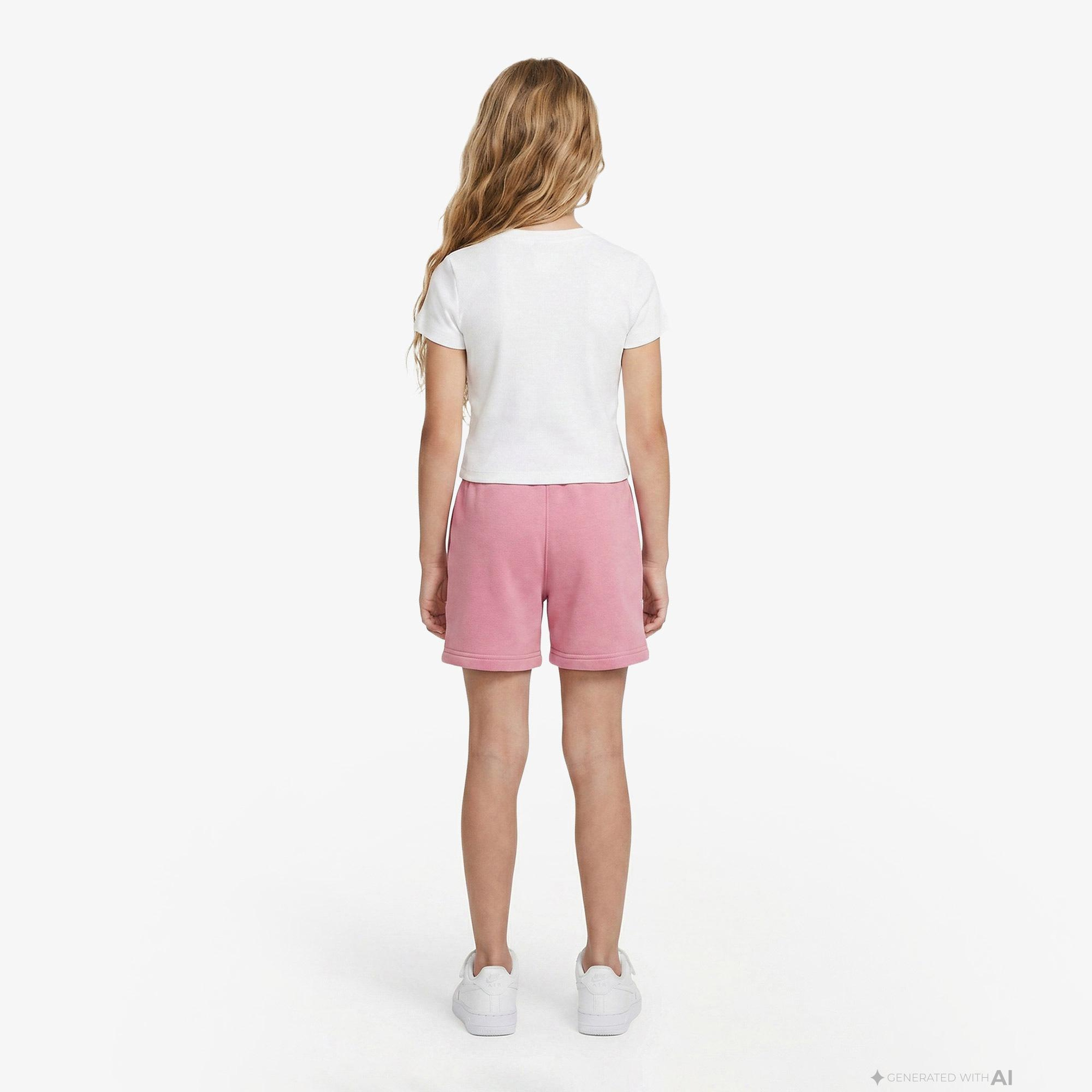 Nike Sportswear Club Fleece 13 cm Çocuk Pembe Şort