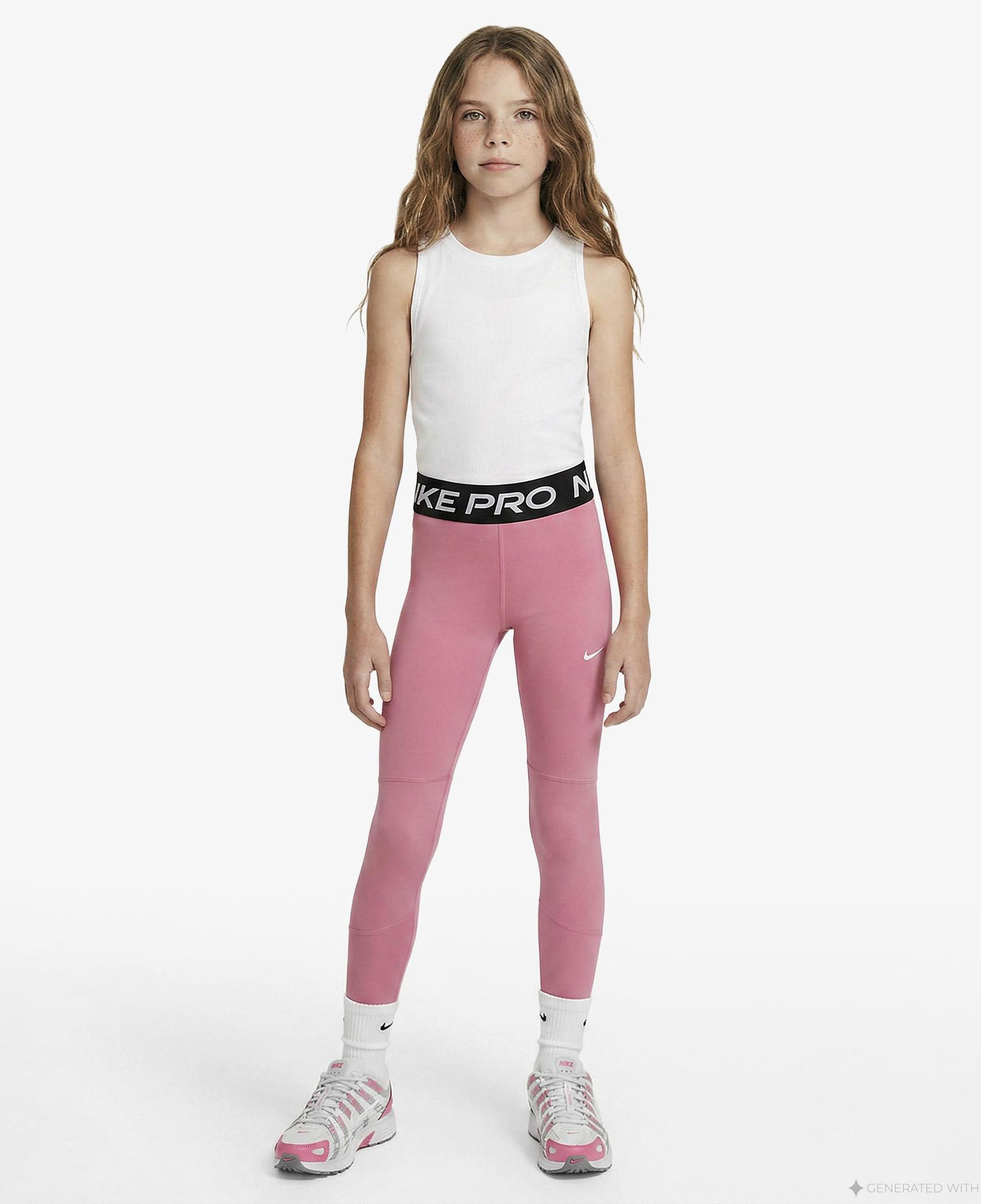 Nike Pro Dri-Fit Çocuk Pembe Tayt