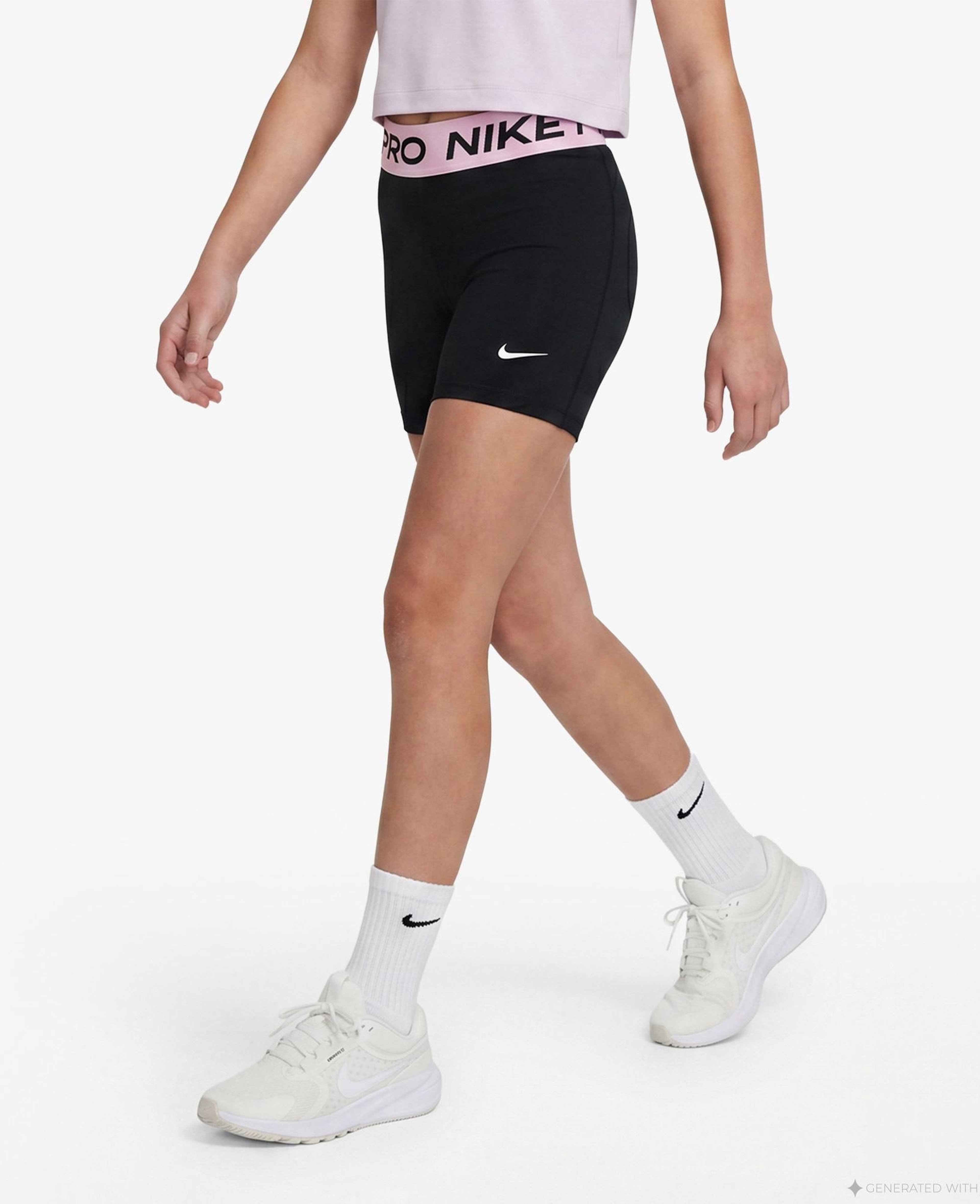 Nike Pro Dri-Fit 13 cm Çocuk Siyah Kısa Tayt