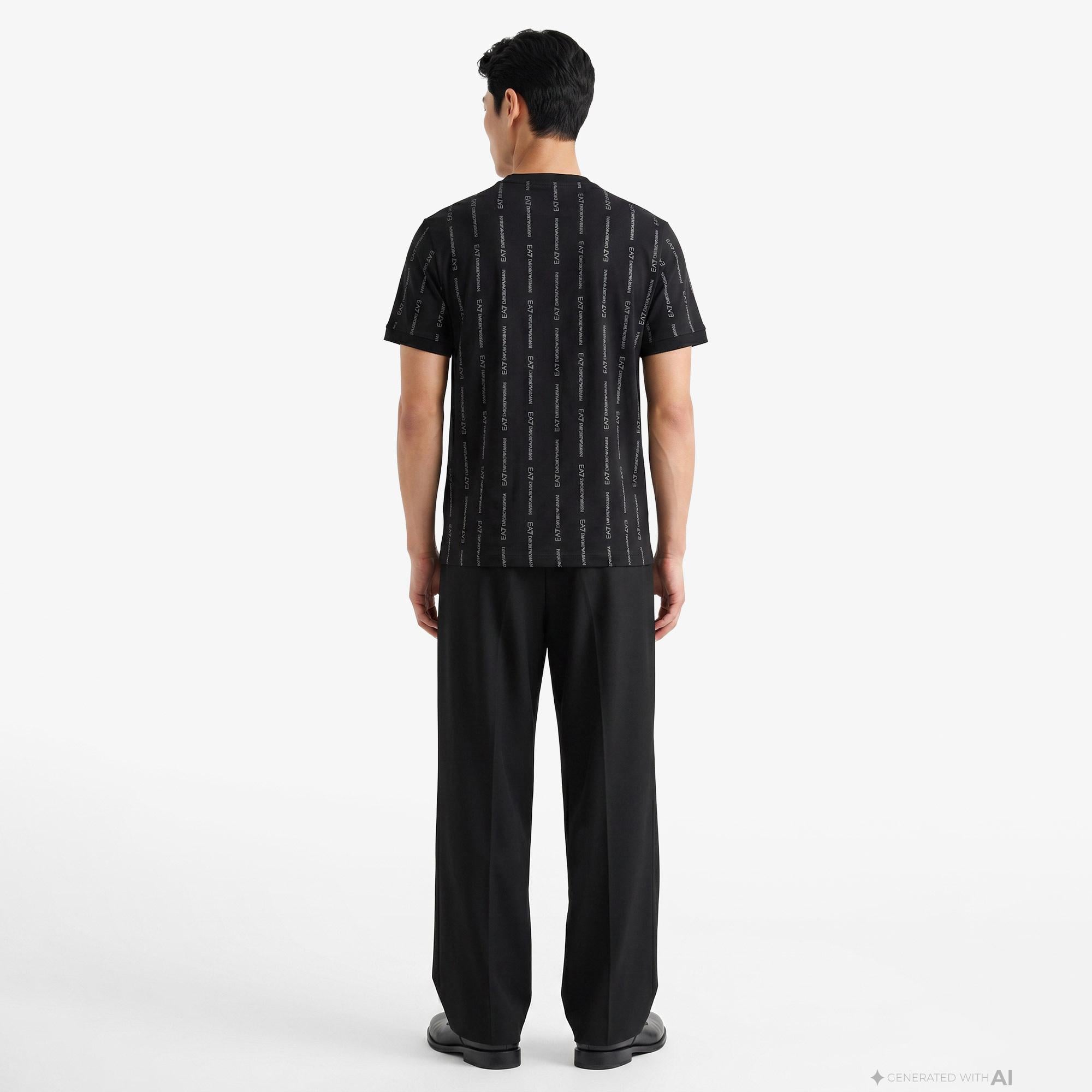 EA7 Erkek Siyah T-Shirt
