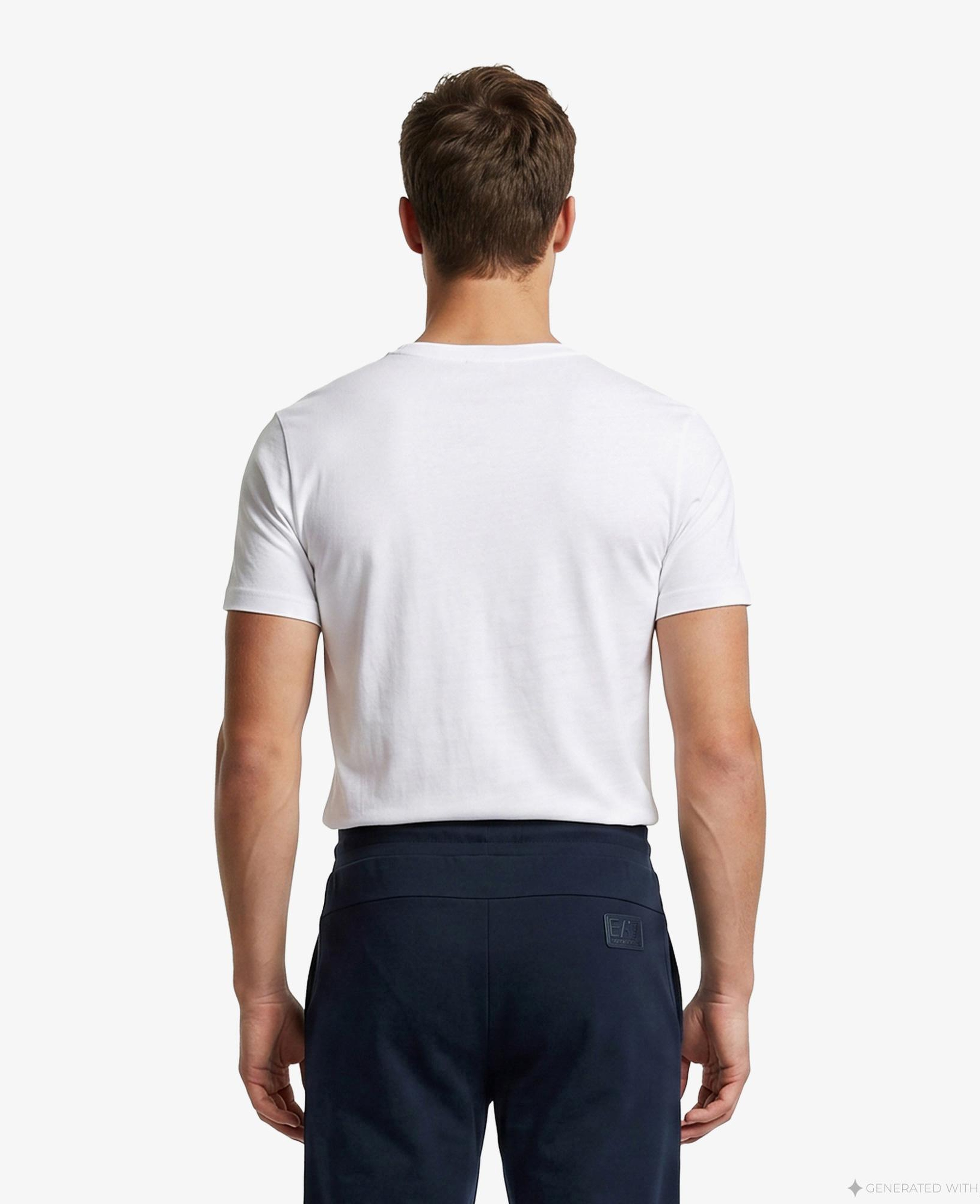 EA7 Erkek Beyaz T-Shirt