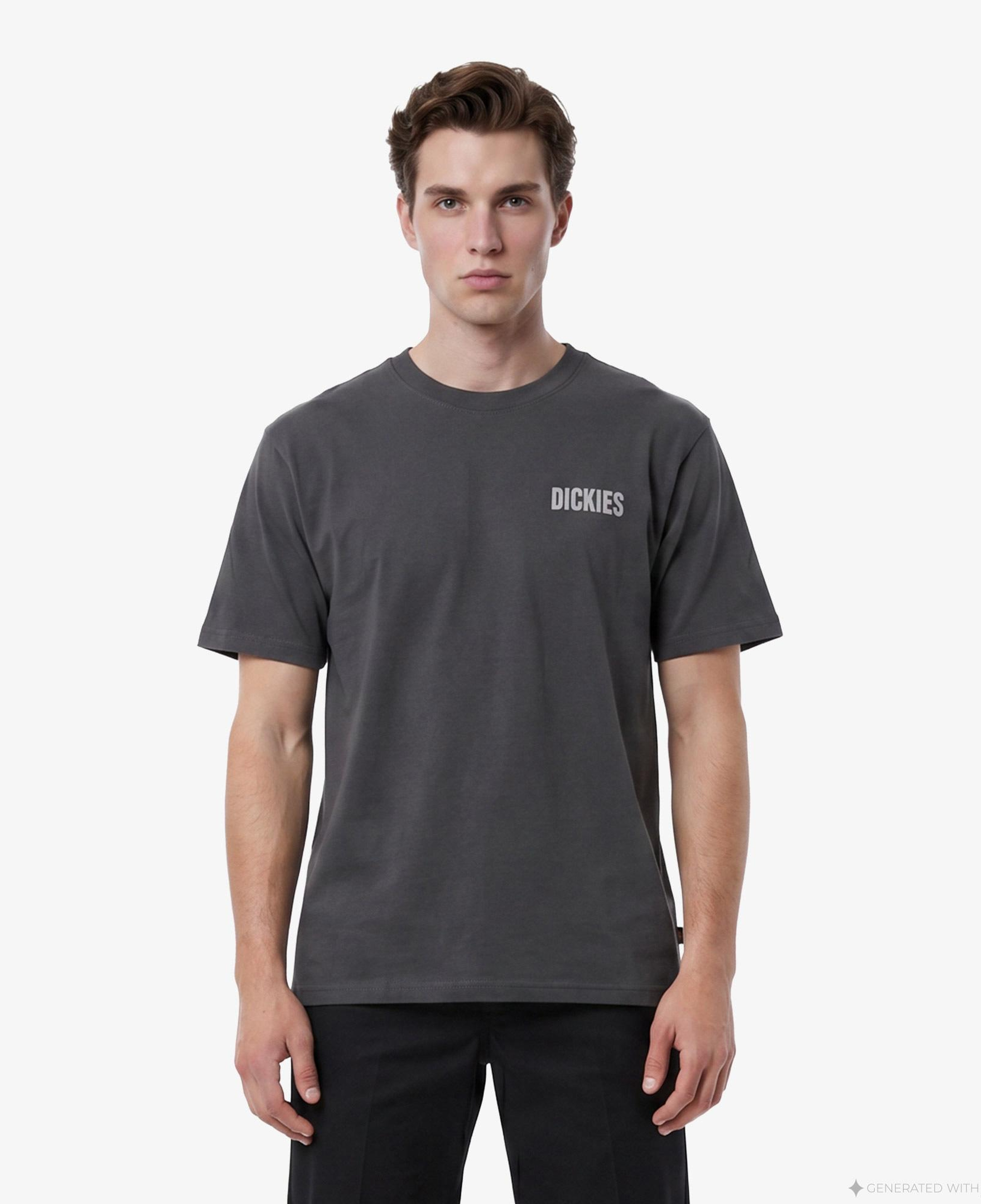 Dickies Wolfhurst Erkek Gri T-Shirt