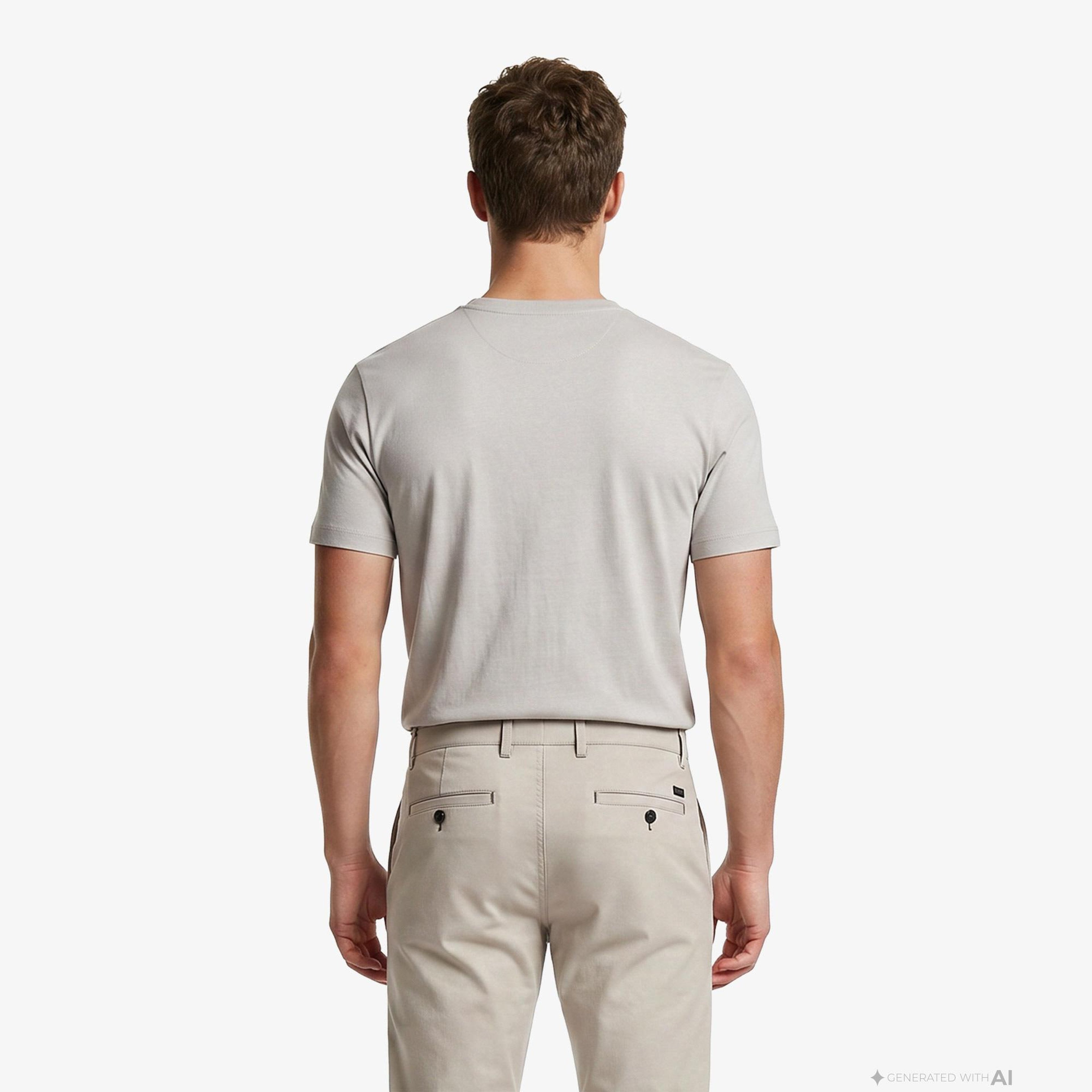 Boss Tales Erkek Gri T-Shirt