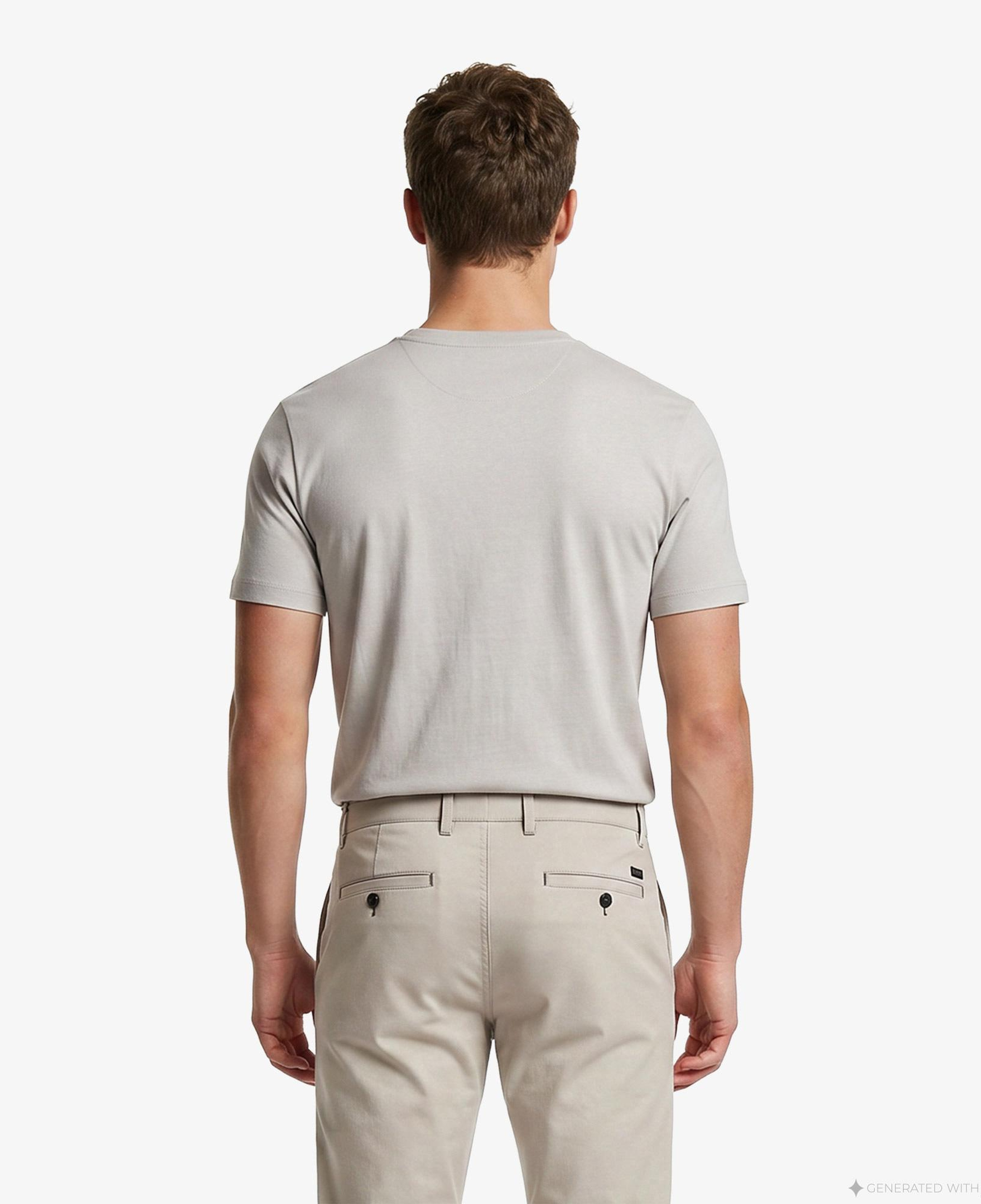 Boss Tales Erkek Gri T-Shirt